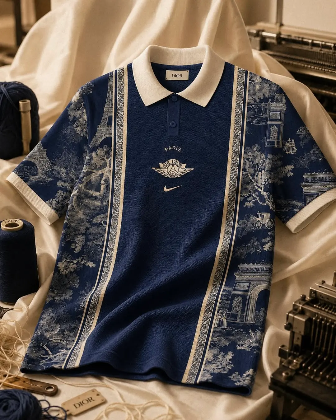 PSG x Nike x Dior Special Edition Polo T-Shirt