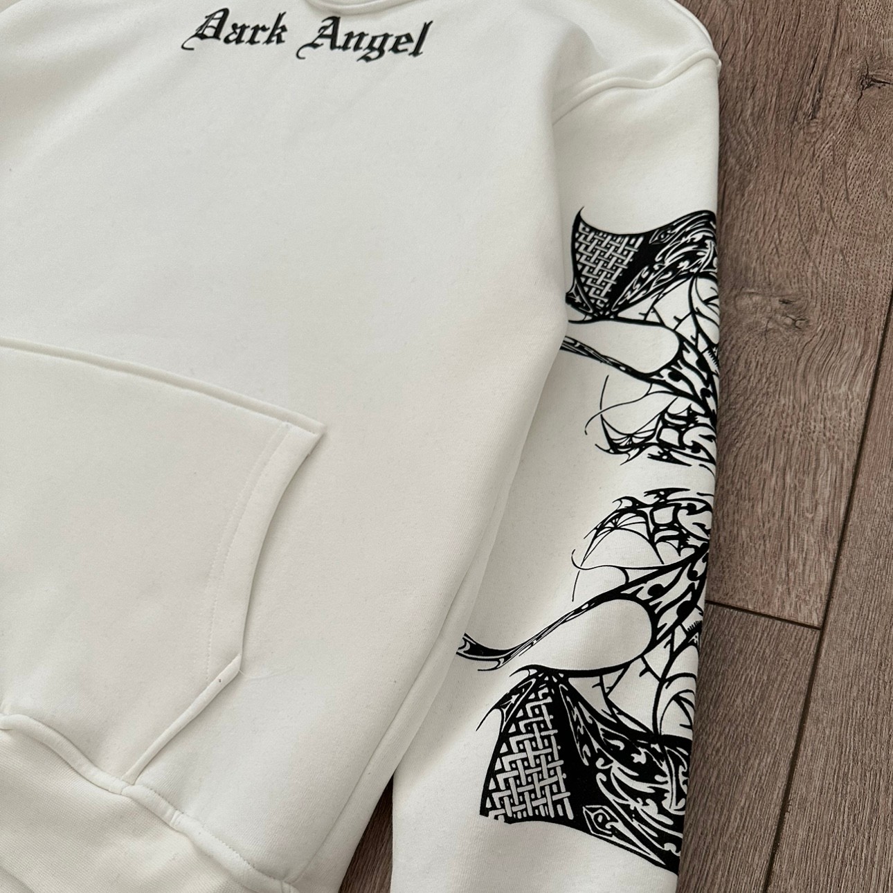 Dark Angel Beyaz Hoodie