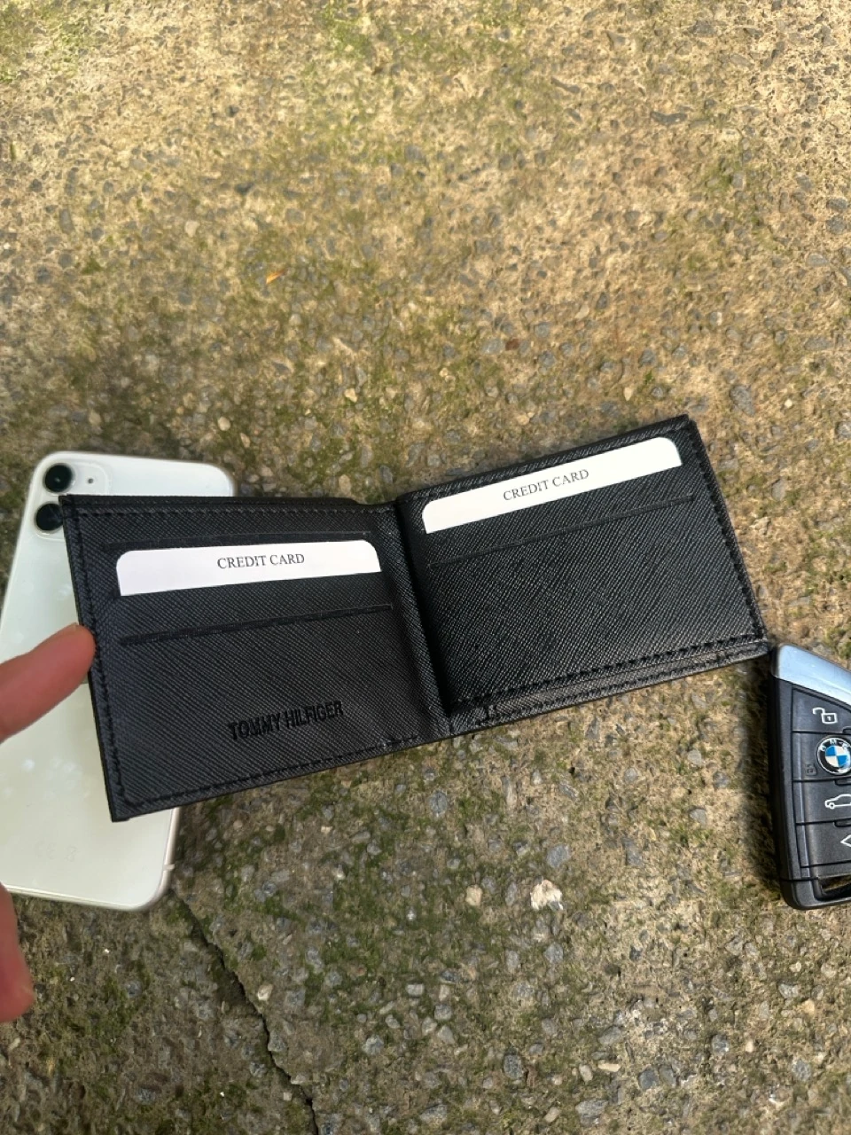 TH Flag Logo Deri Cüzdan