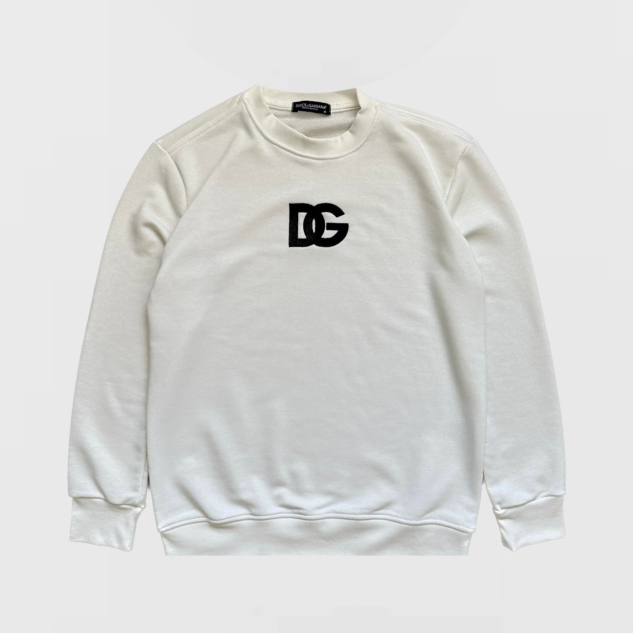 DG Logo Cotton Sweat - Beyaz