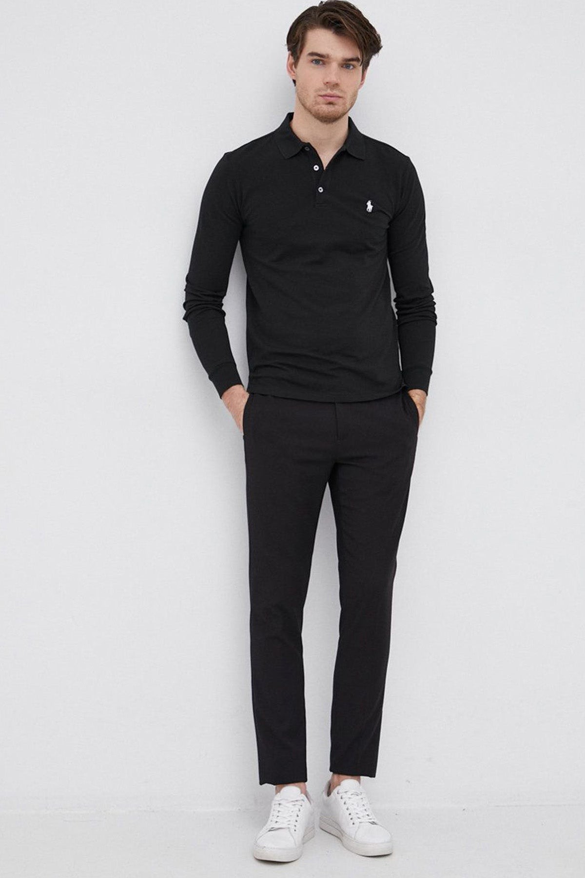 PRL Stretch Mesh Uzun Kollu Polo