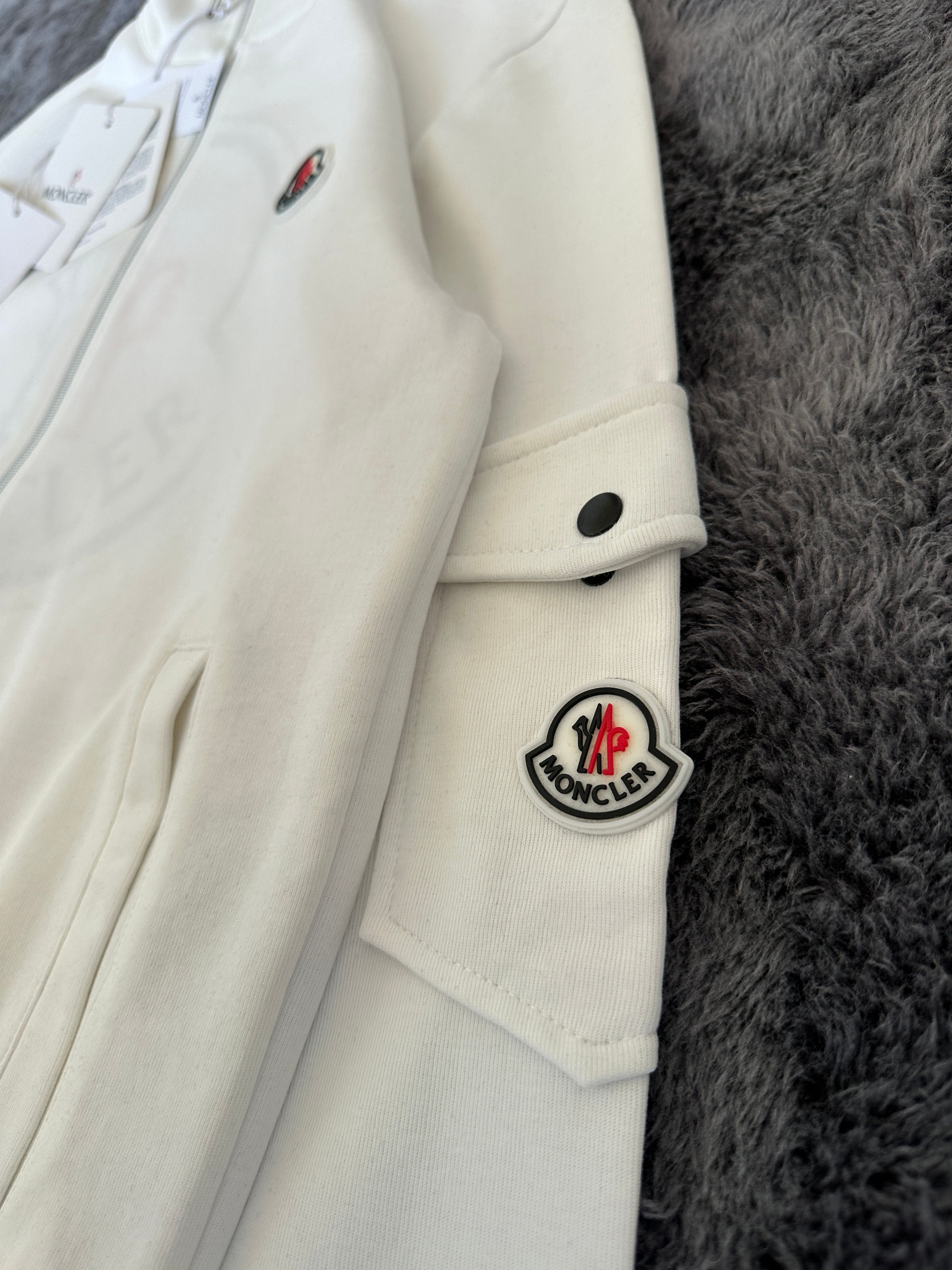 Double Patch Logo Fermuarlı Ceket