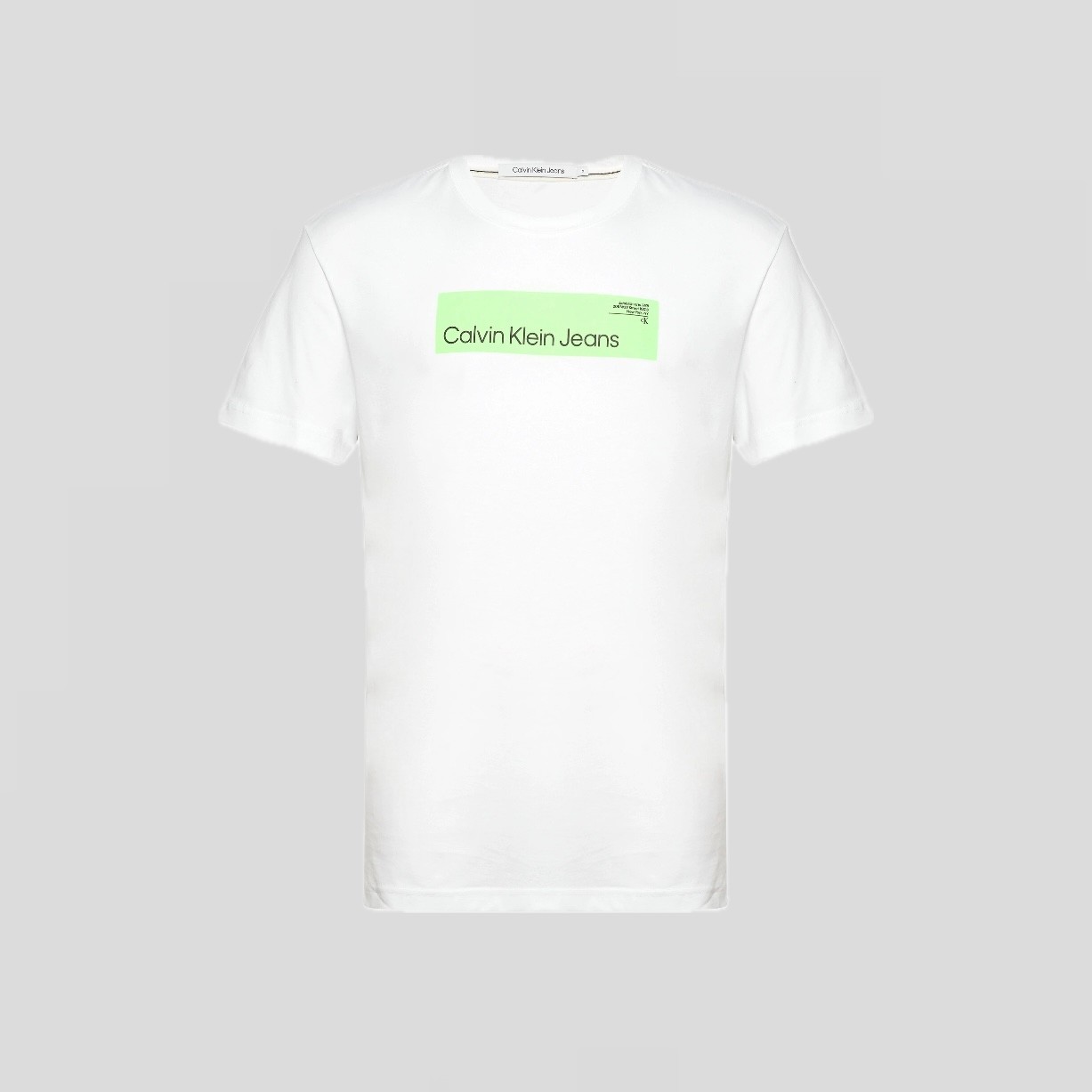 Hyper Real Box Logo Tee T-Shirt - Beyaz/Yeşil