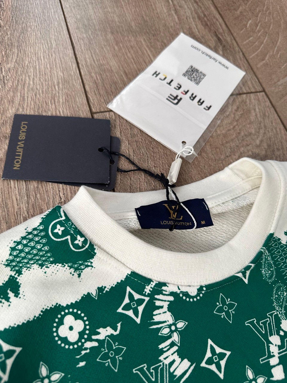 Hologram Sweat Beyaz/Yeşil
