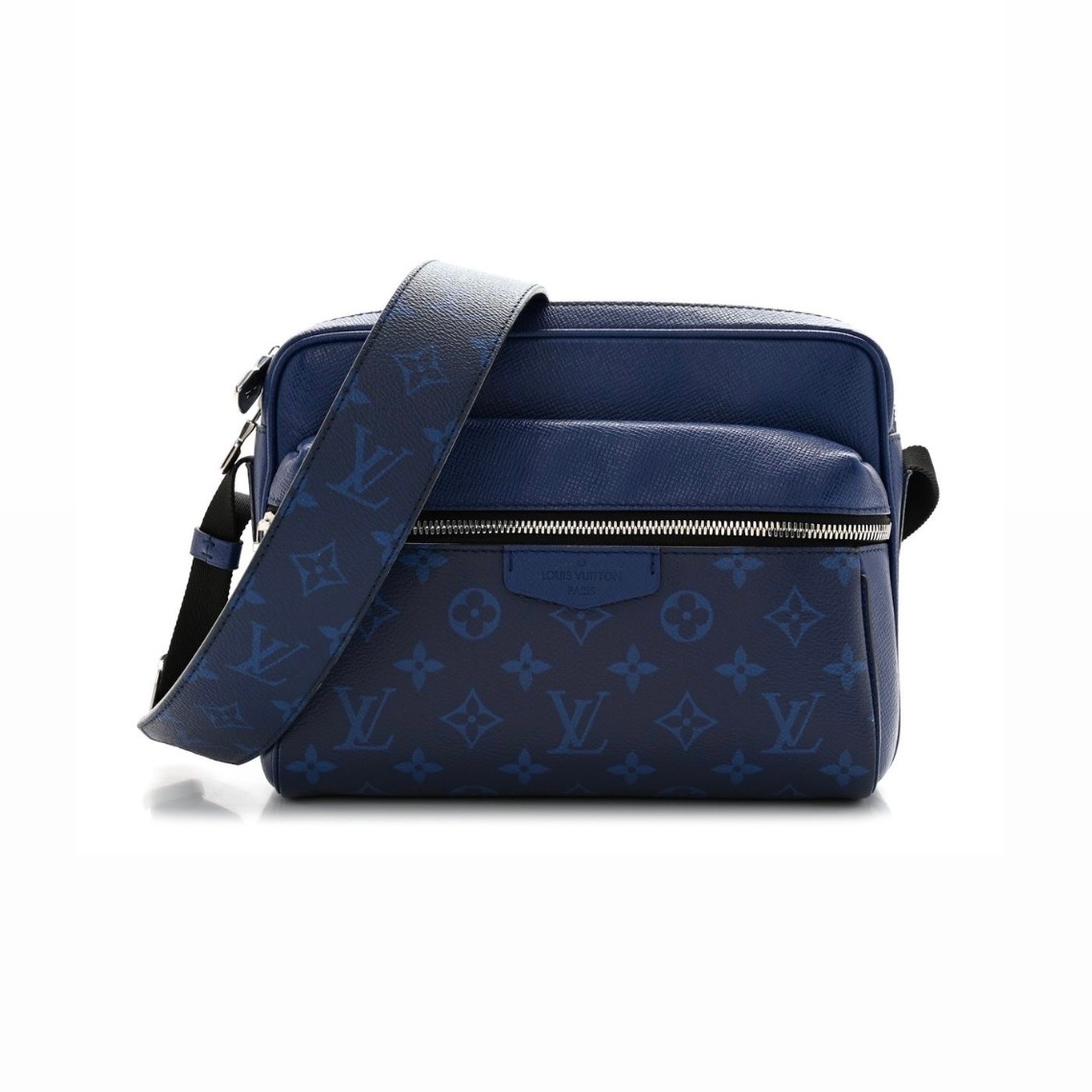 Taiga Monogram Outdoor Messenger Cobalt Çanta