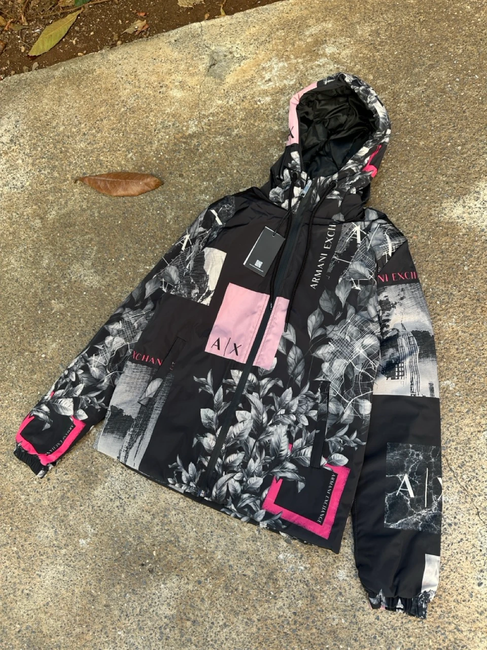 Exchange Desenli Erkek Mont