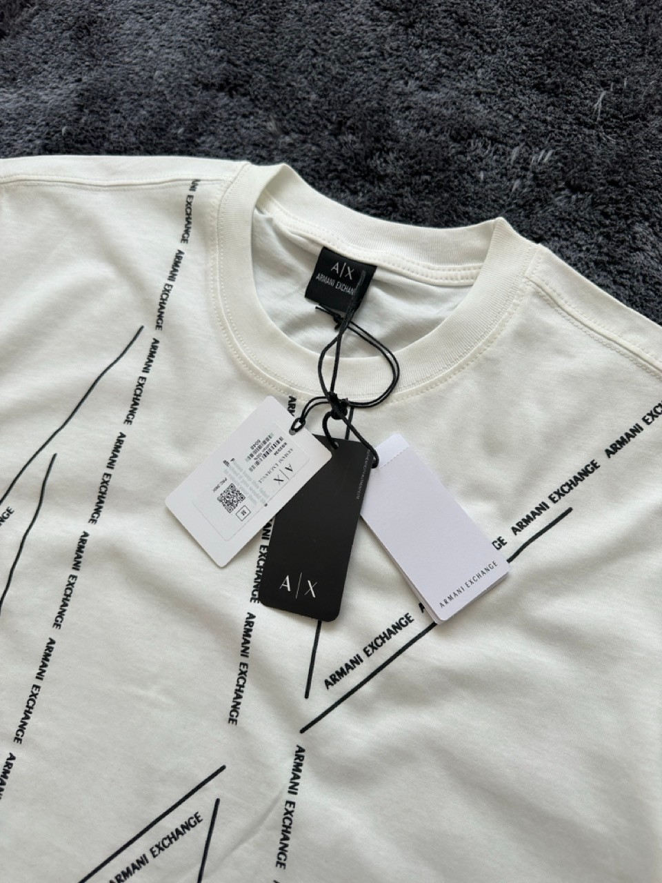 Big AX Logo Cotton T-Shirt