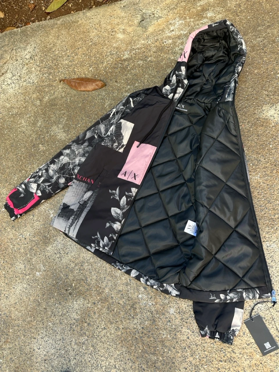 Exchange Desenli Erkek Mont