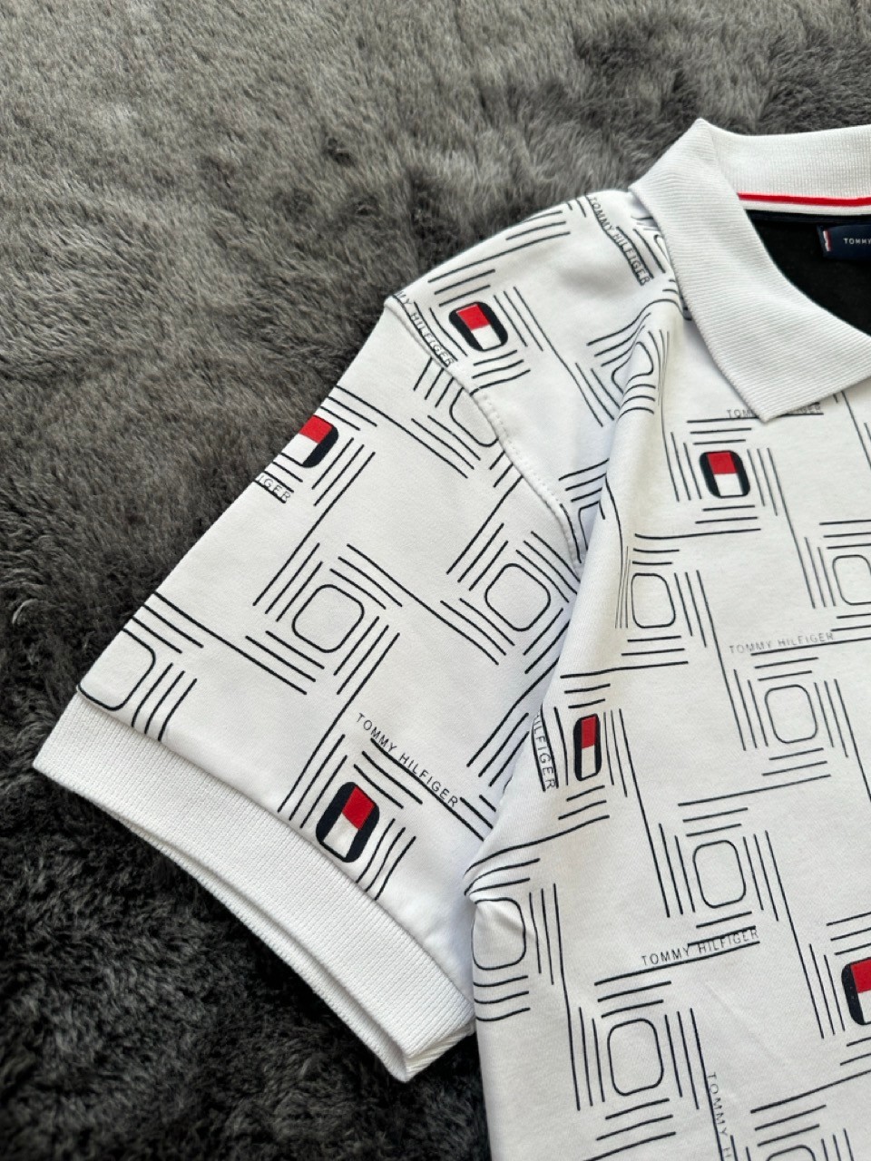 TH Desenli Relax Fit Polo Yaka T-Shirt