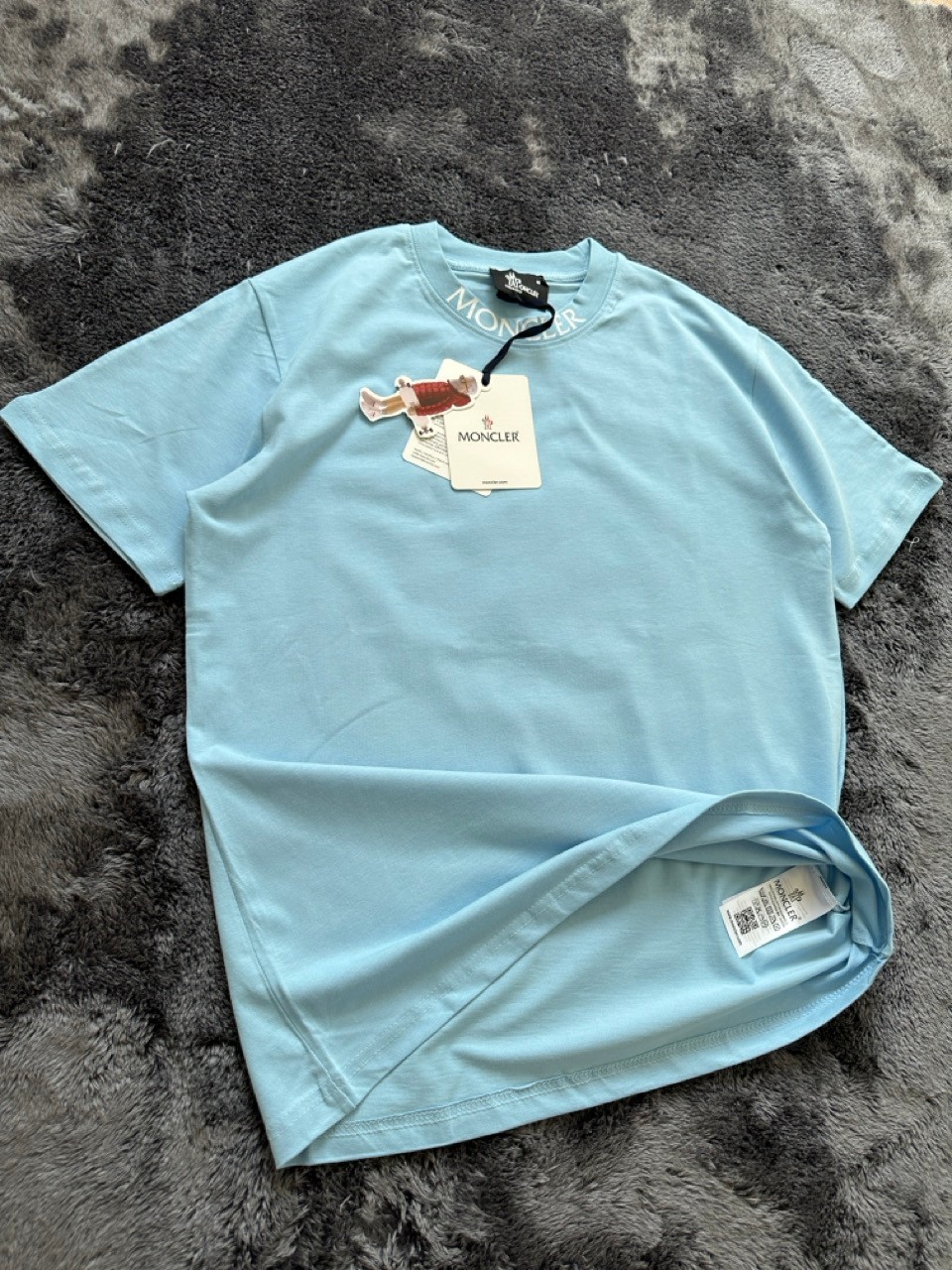 Half Oversize Big Logo Cotton T-Shirt