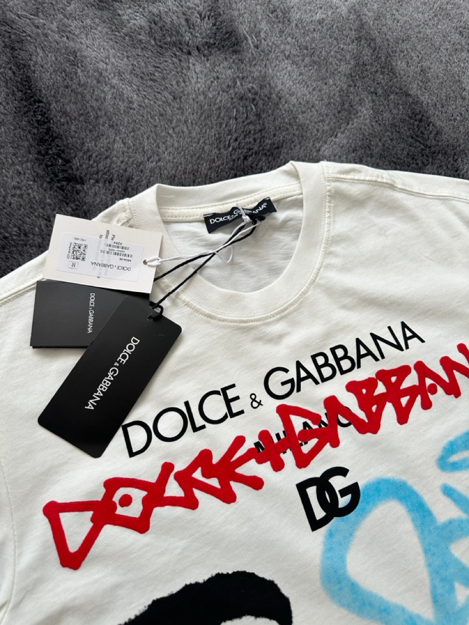 Graffiti-Print Cotton T-Shirt