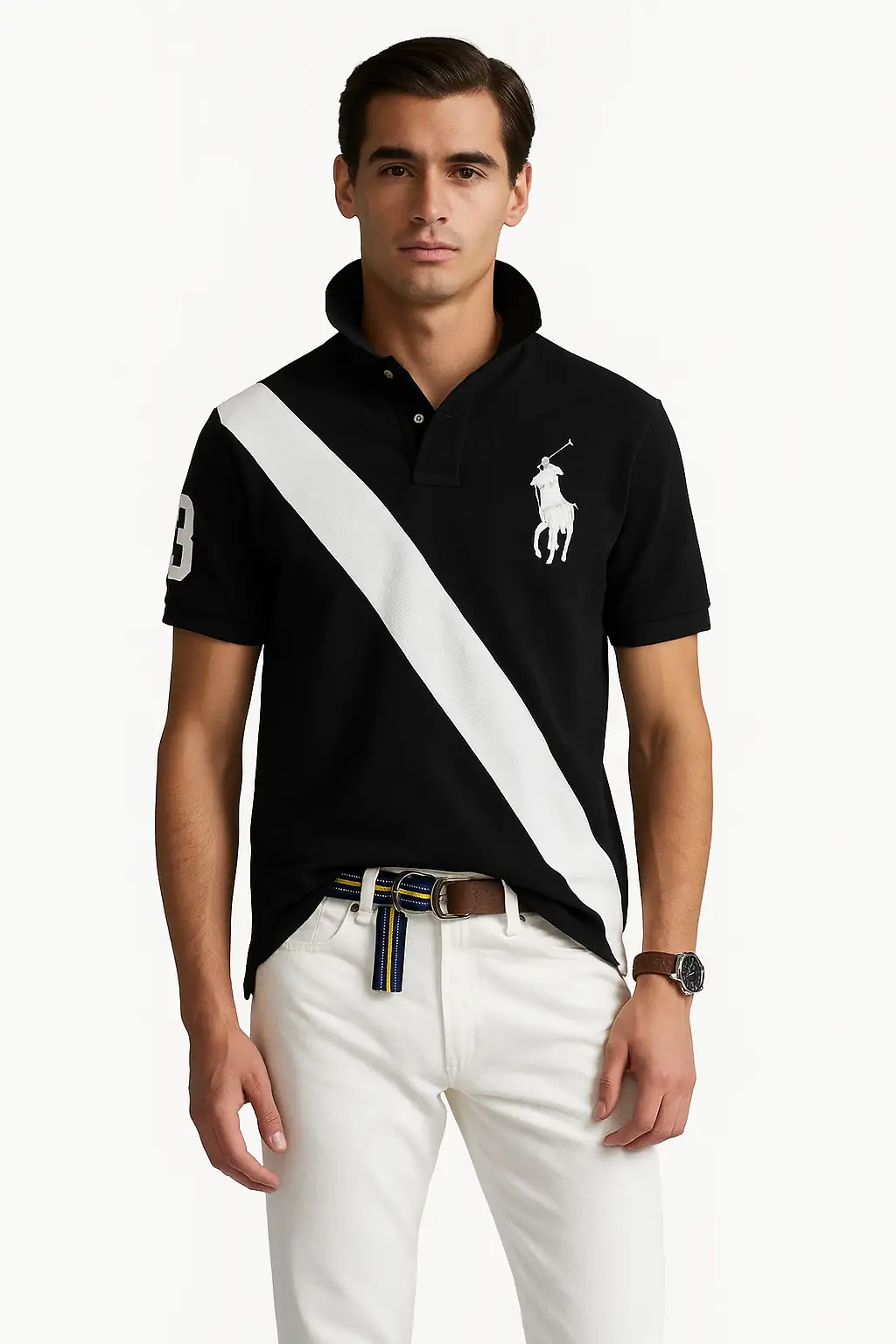 Polo Ralph Lauren Big Pony Mesh Polo Yaka T-Shirt