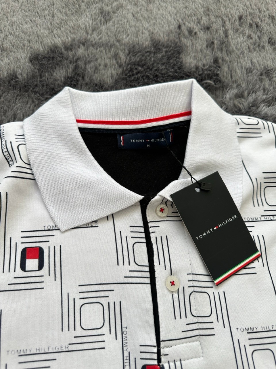 TH Desenli Relax Fit Polo Yaka T-Shirt