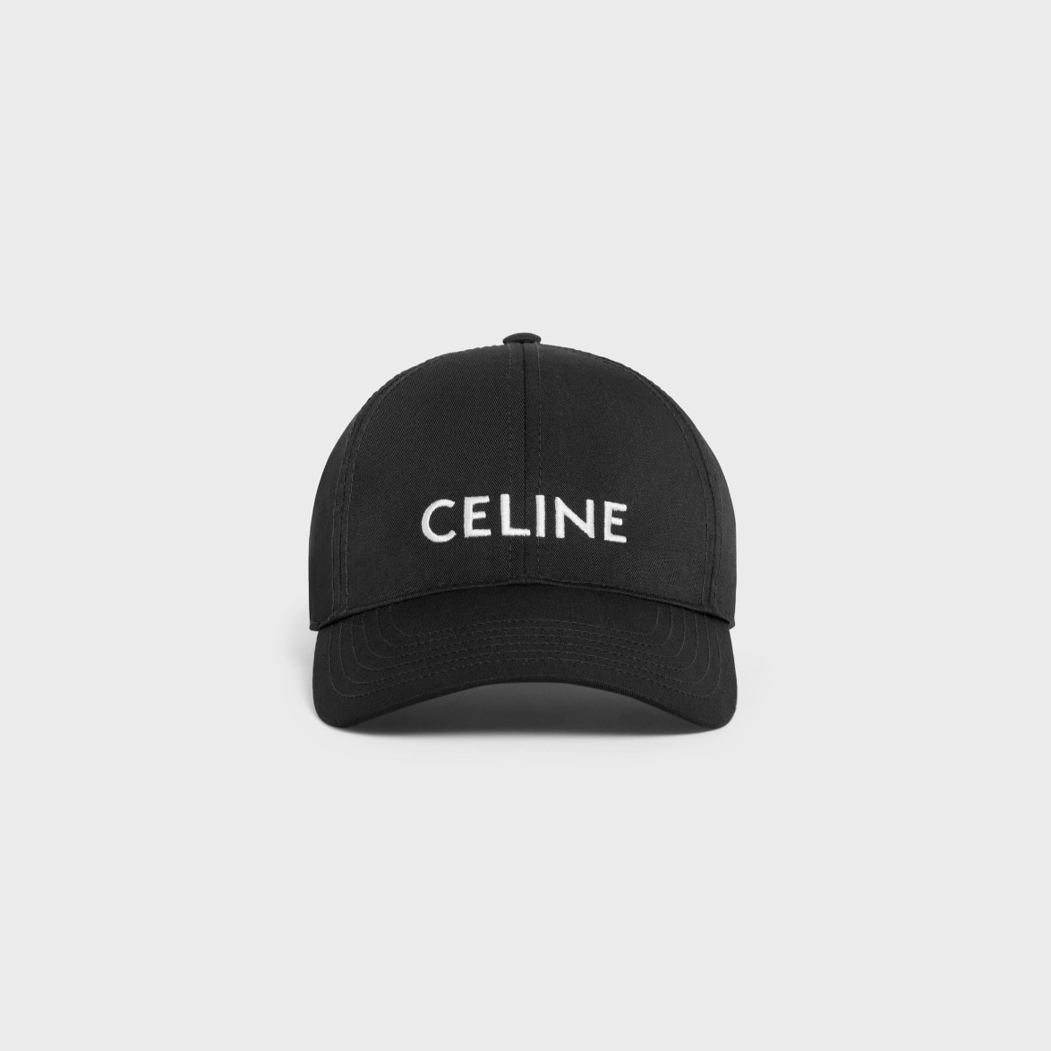 CC Motif Nakış Logo Shiny Şapka - Siyah/Klasik Logo