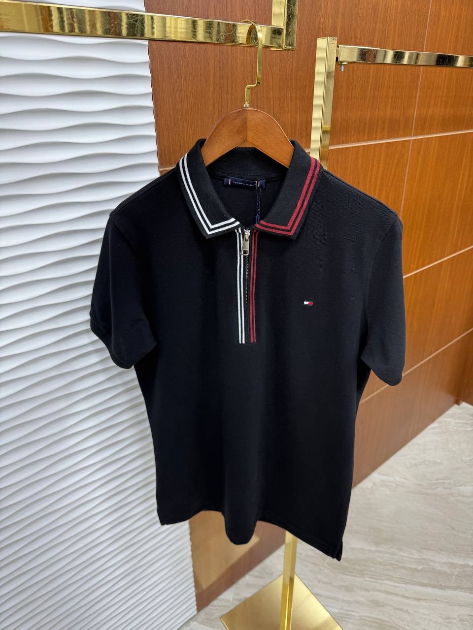Zip TH Flags Polo Yaka T-Shirt