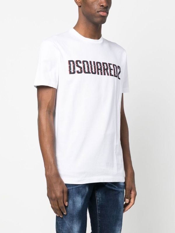 Blurry Logo Classic Fit T-Shirt