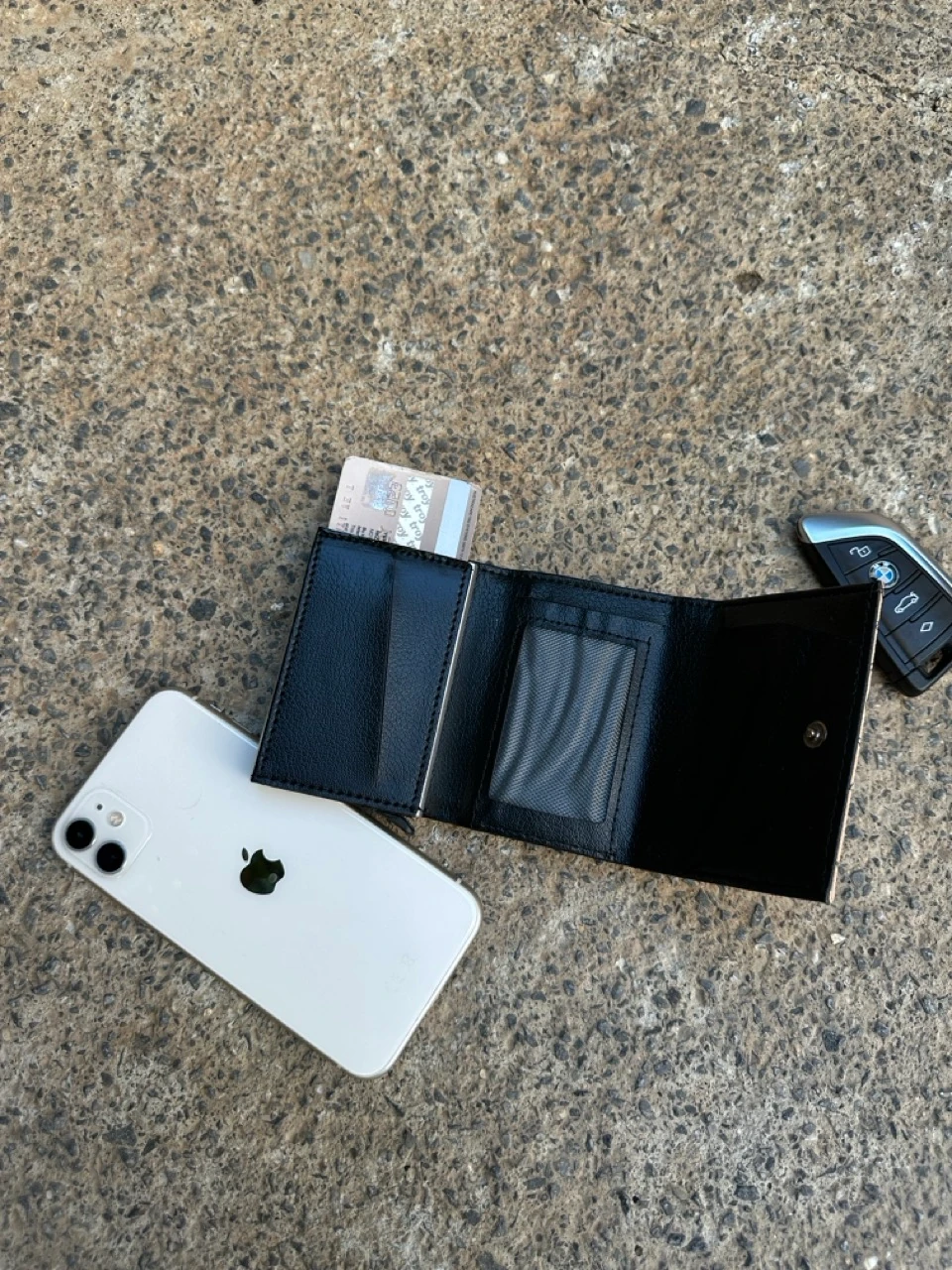 CK Deri Mekanizmalı Cüzdan