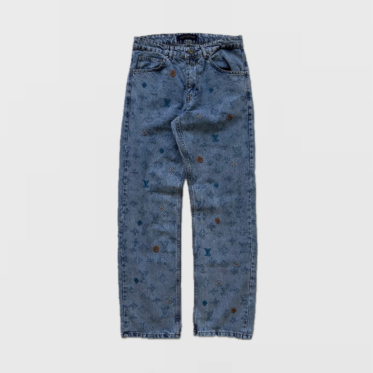 LV Baggy Jeans - Ice Jean/Colorful