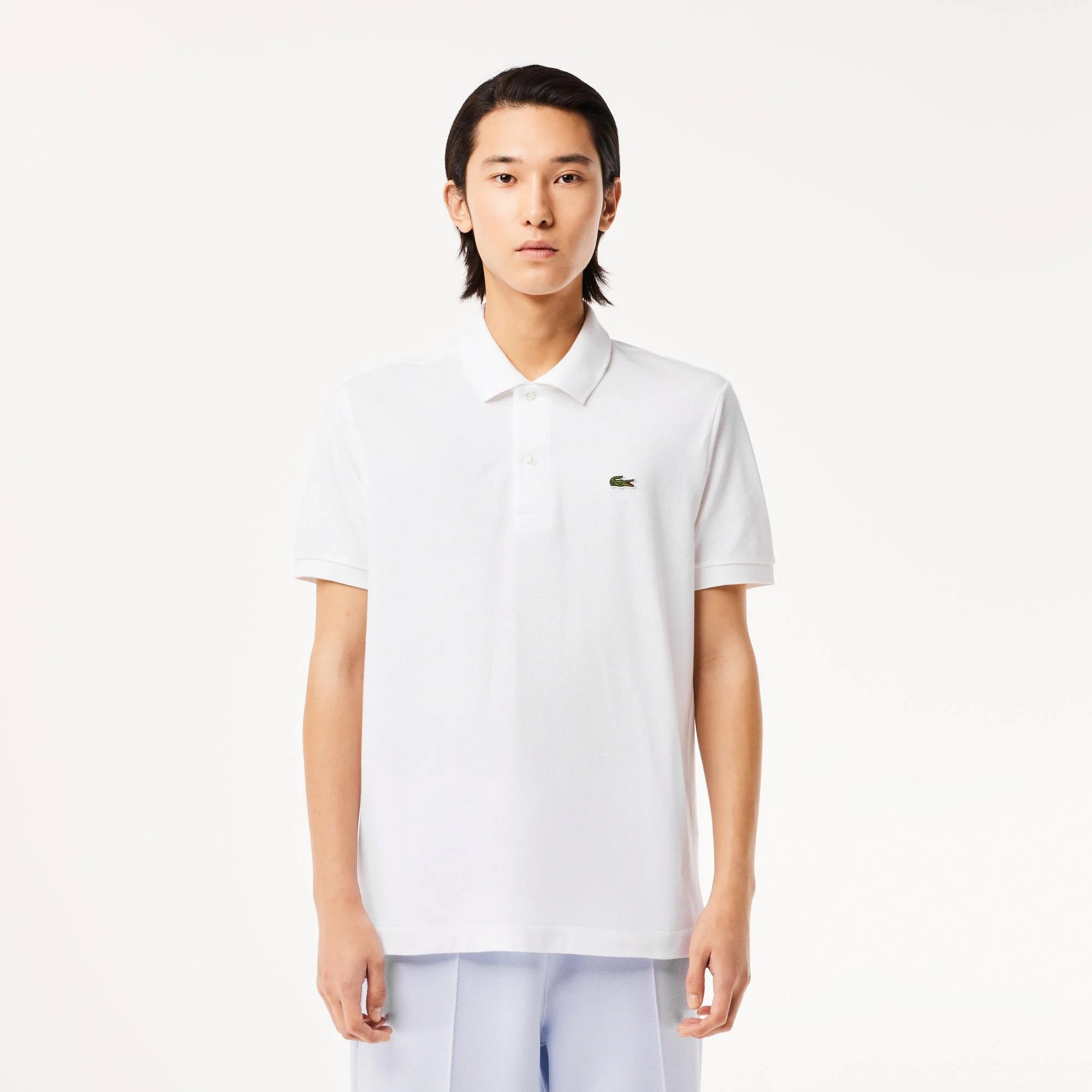 Classic Fit Polo Yaka T-Shirt - Beyaz