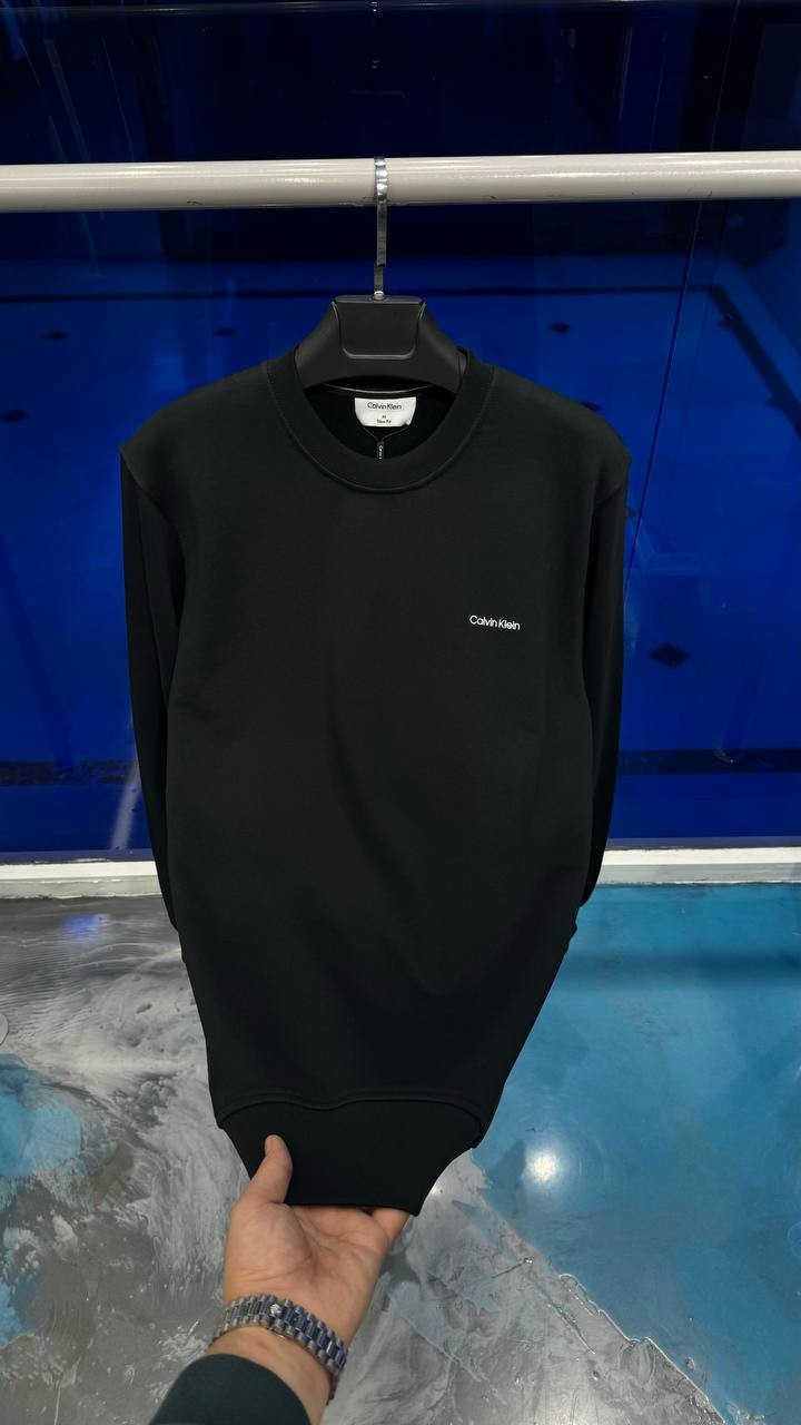 CK Minimal Logo Black Sweatshirt