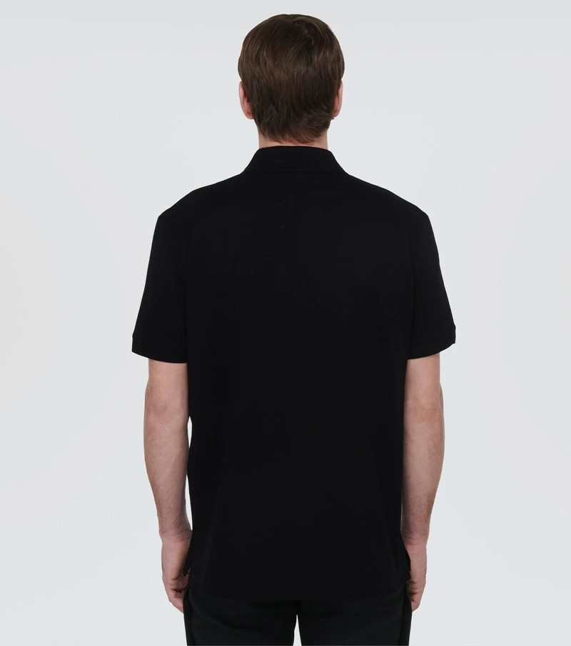 Tape Button Polo Yaka T-Shirt