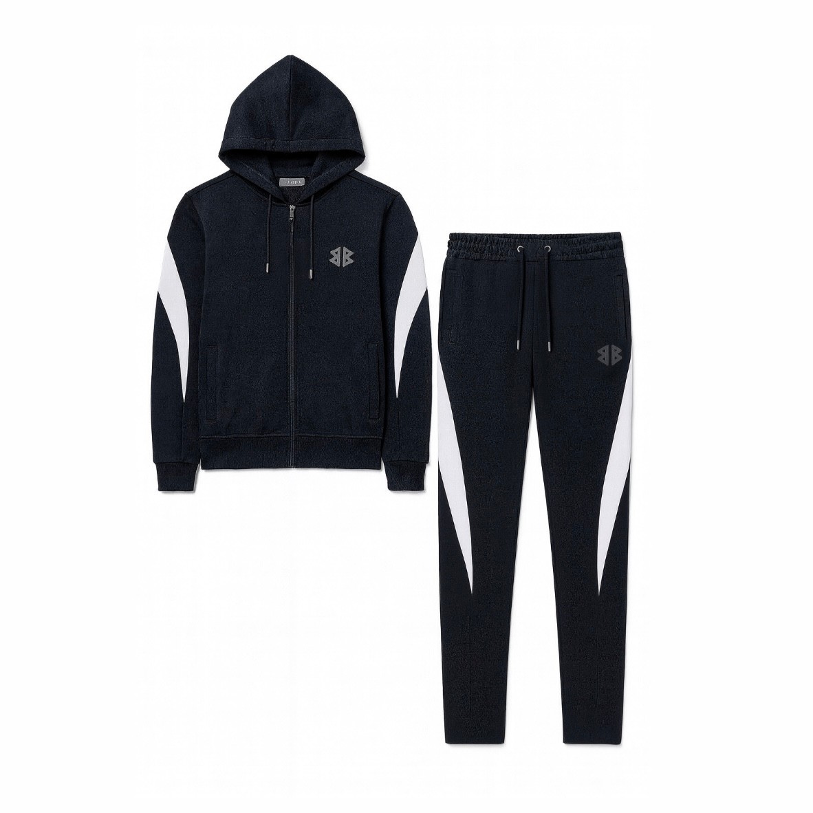 Balenciaga BB Logo Eşofman Takımı - Obsidyen/Lacivert