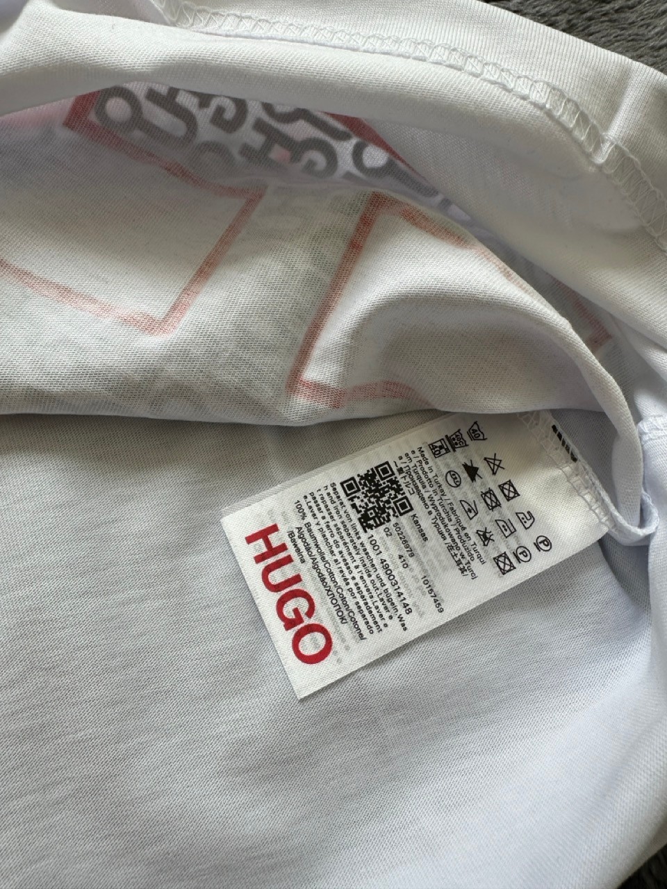 HUGO Big Logo Cotton T-Shirt