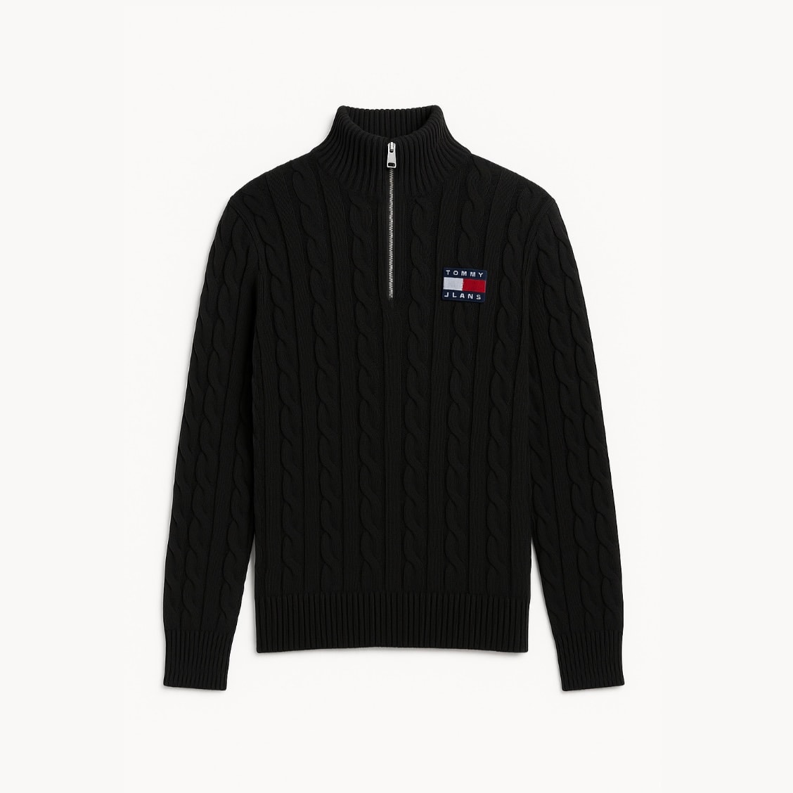 Classic Cable Half Zip Triko