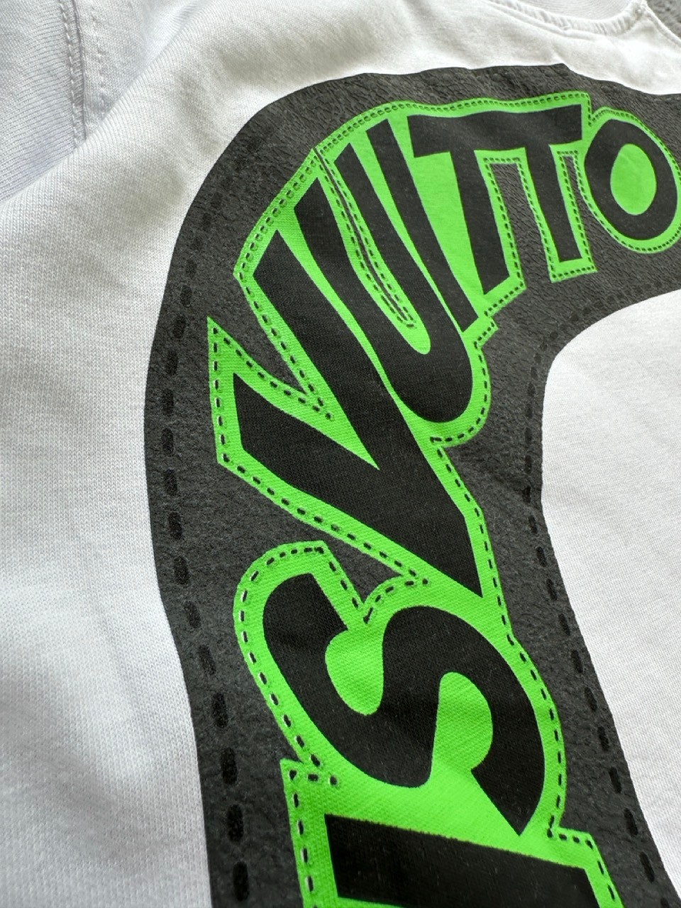 Green Snake Logo Cotton T-Shirt