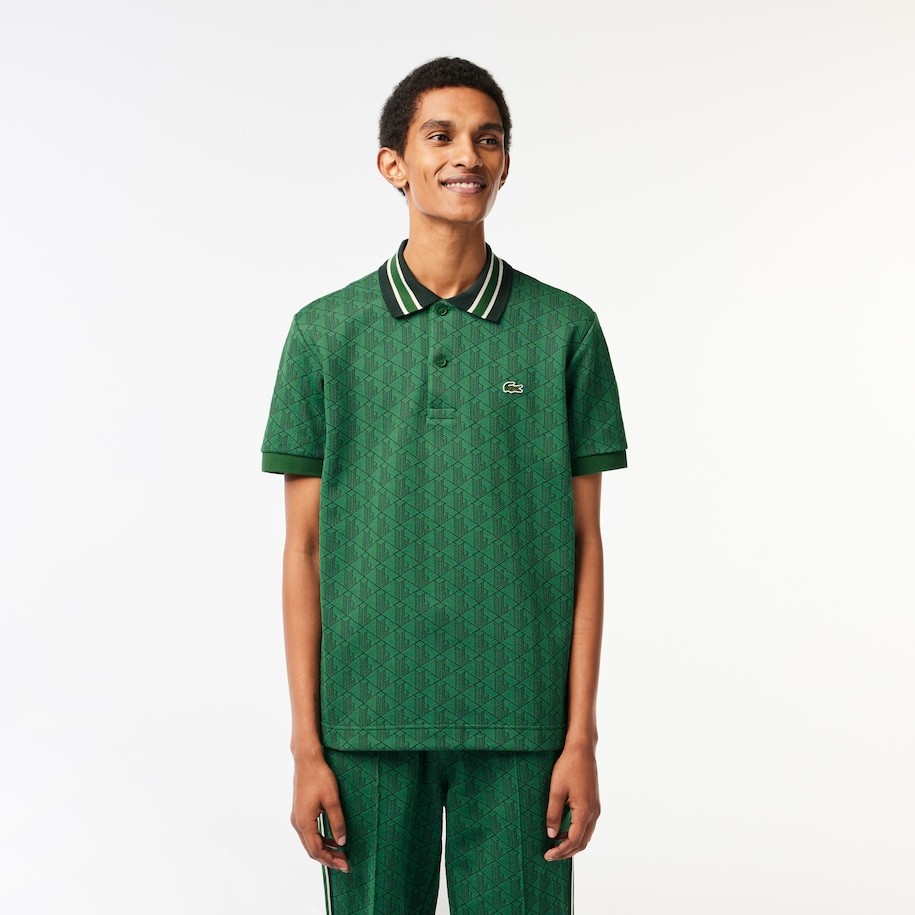 Monogram Classic Fit Polo Yaka T-Shirt