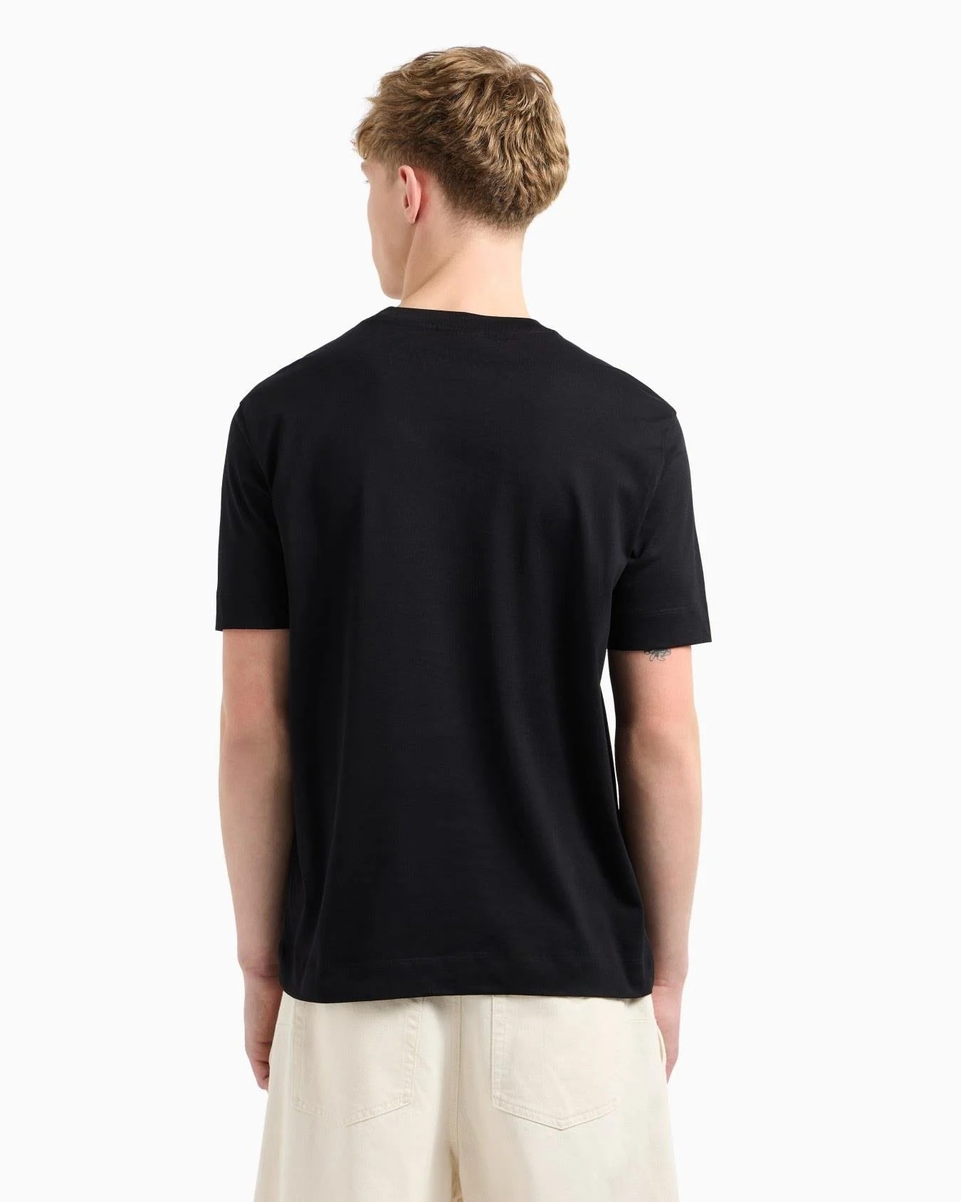 EA Normal Kesim Yuvarlak Yakalı Siyah T-Shirt