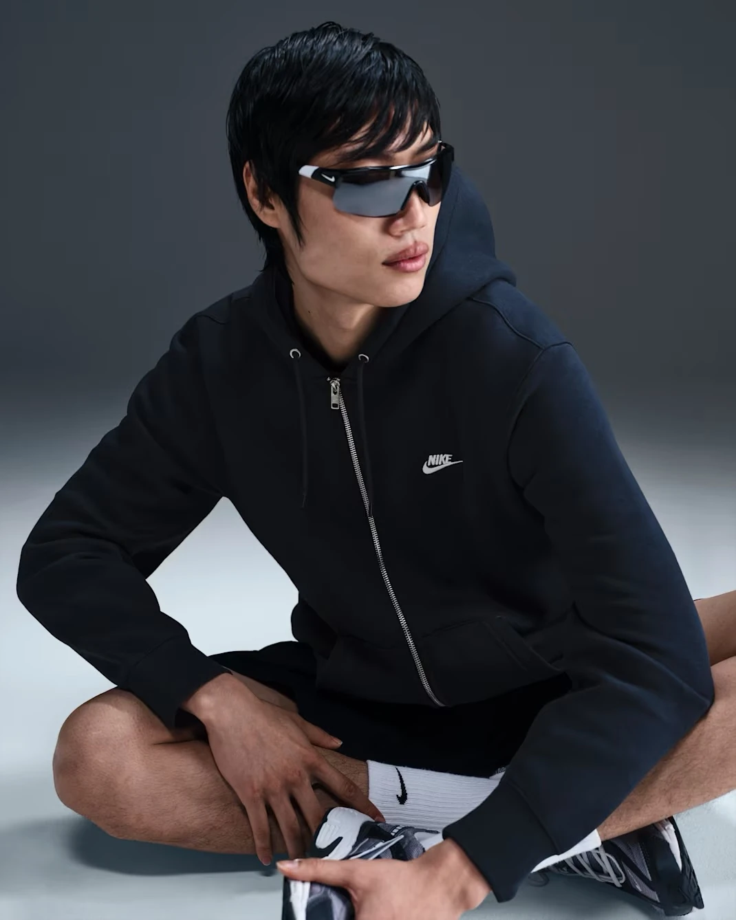 Club Fleece Tam Boy Kapüşonlu Ceket