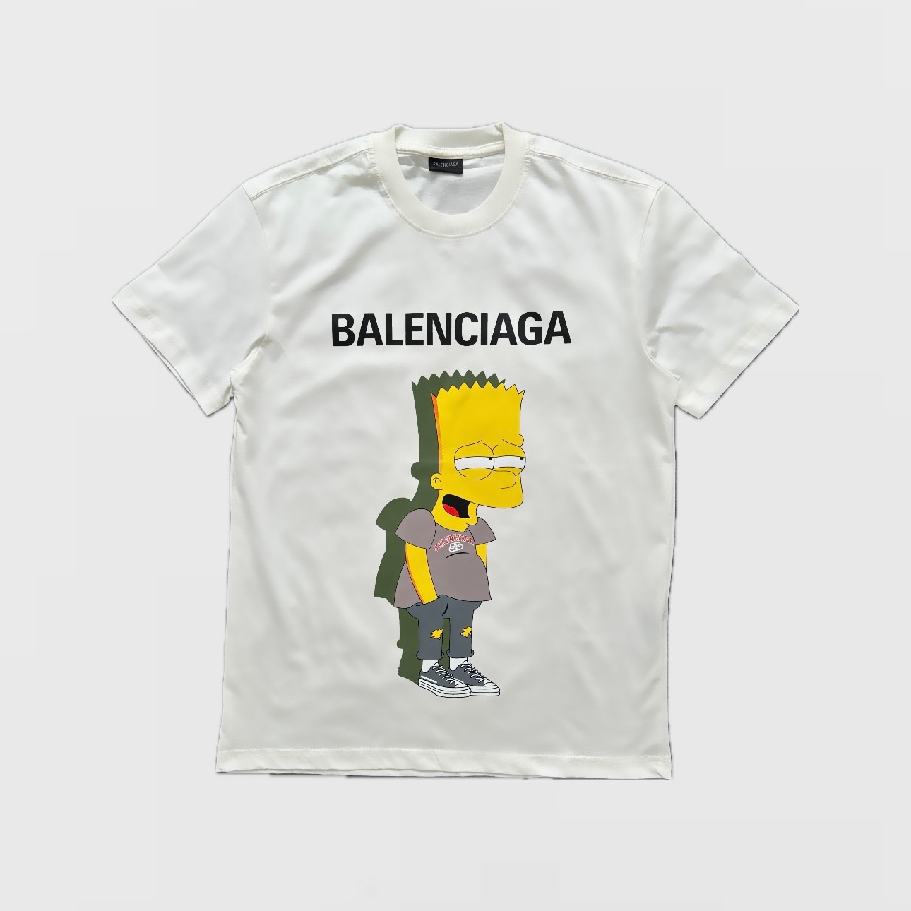 The Simpsons Logo T-Shirt - Beyaz