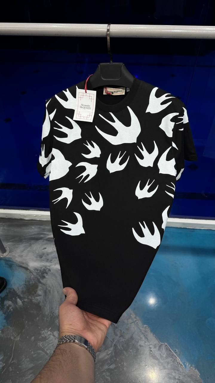 Bird Pattern T-Shirt