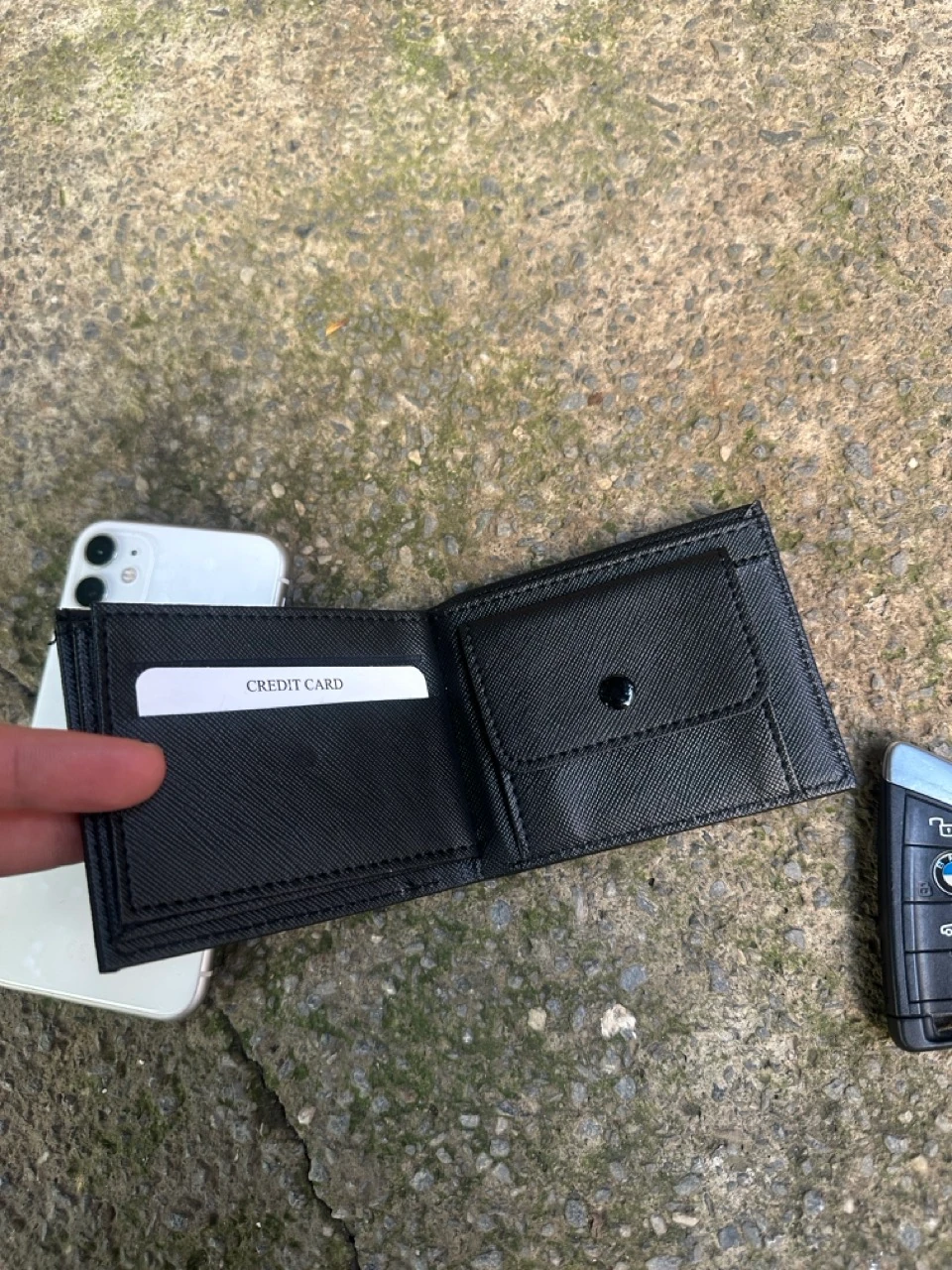 TH Flag Logo Deri Cüzdan