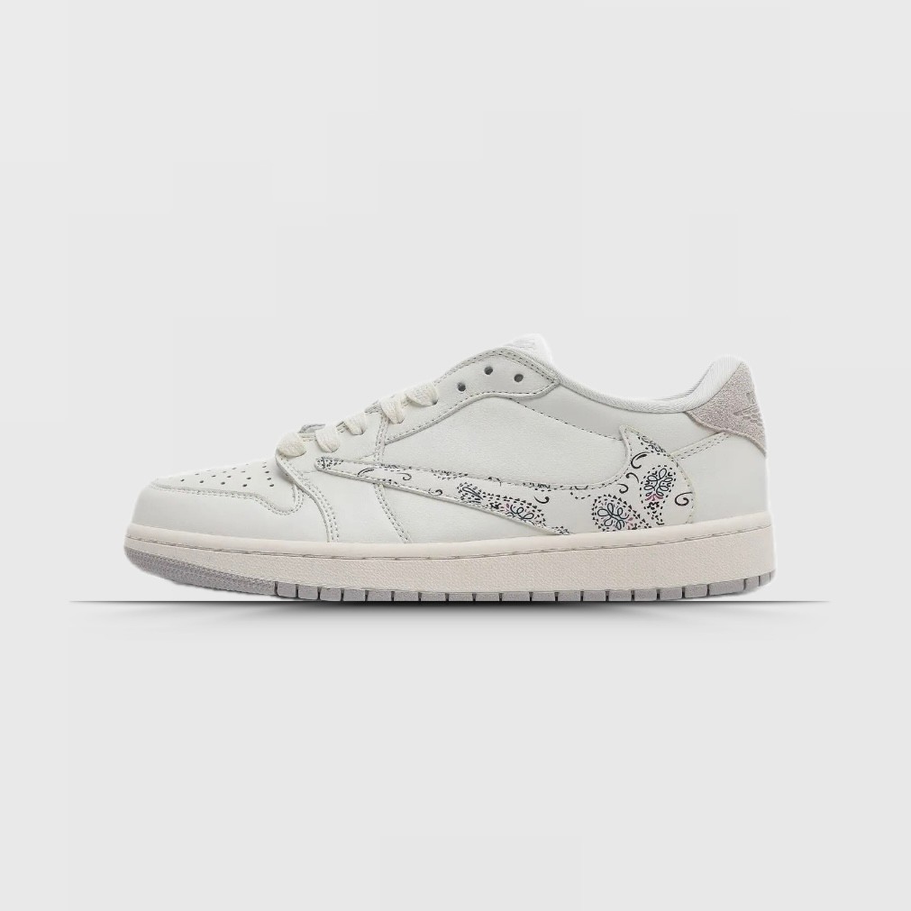 Air Jordan 1 Retro Low OG SP x Travis Scott White/Green Toe