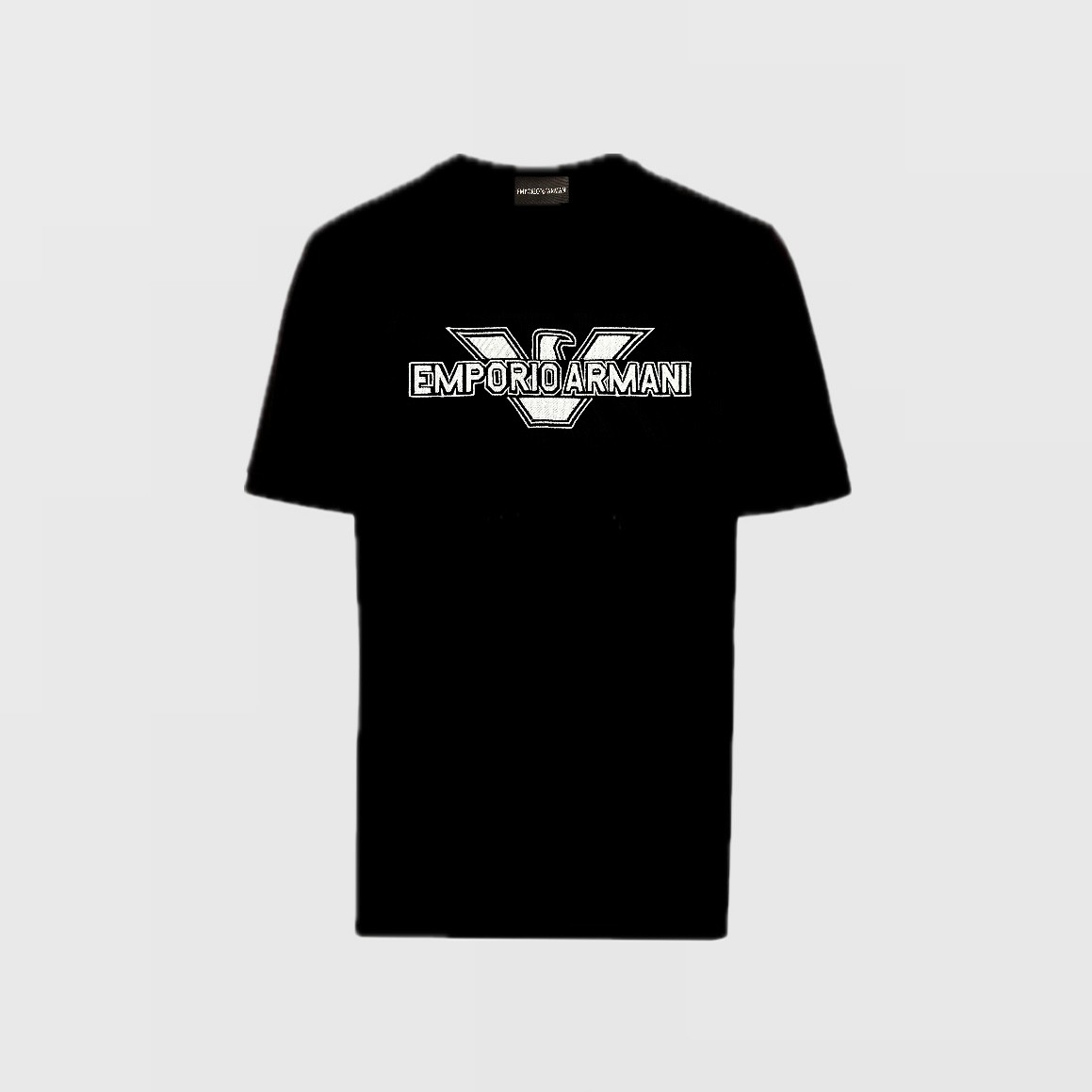 EA Black Edition Cotton Black T-Shirt