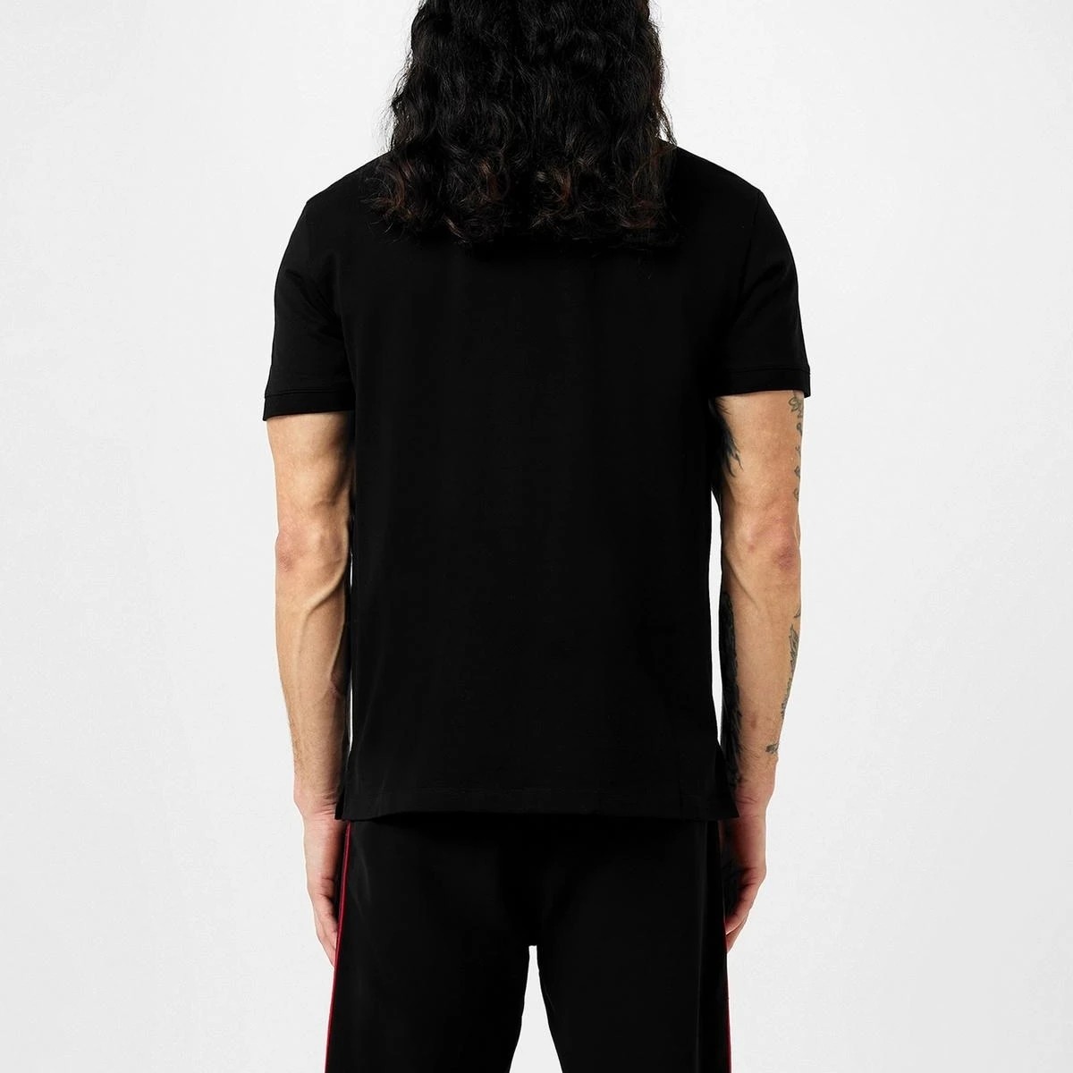 Tape Button Polo Yaka T-Shirt