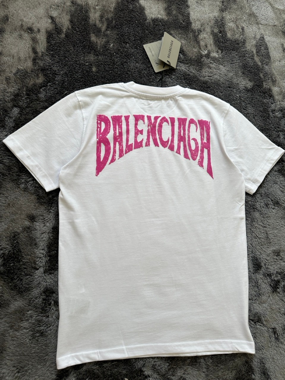 Pink Logo Cotton T-Shirt