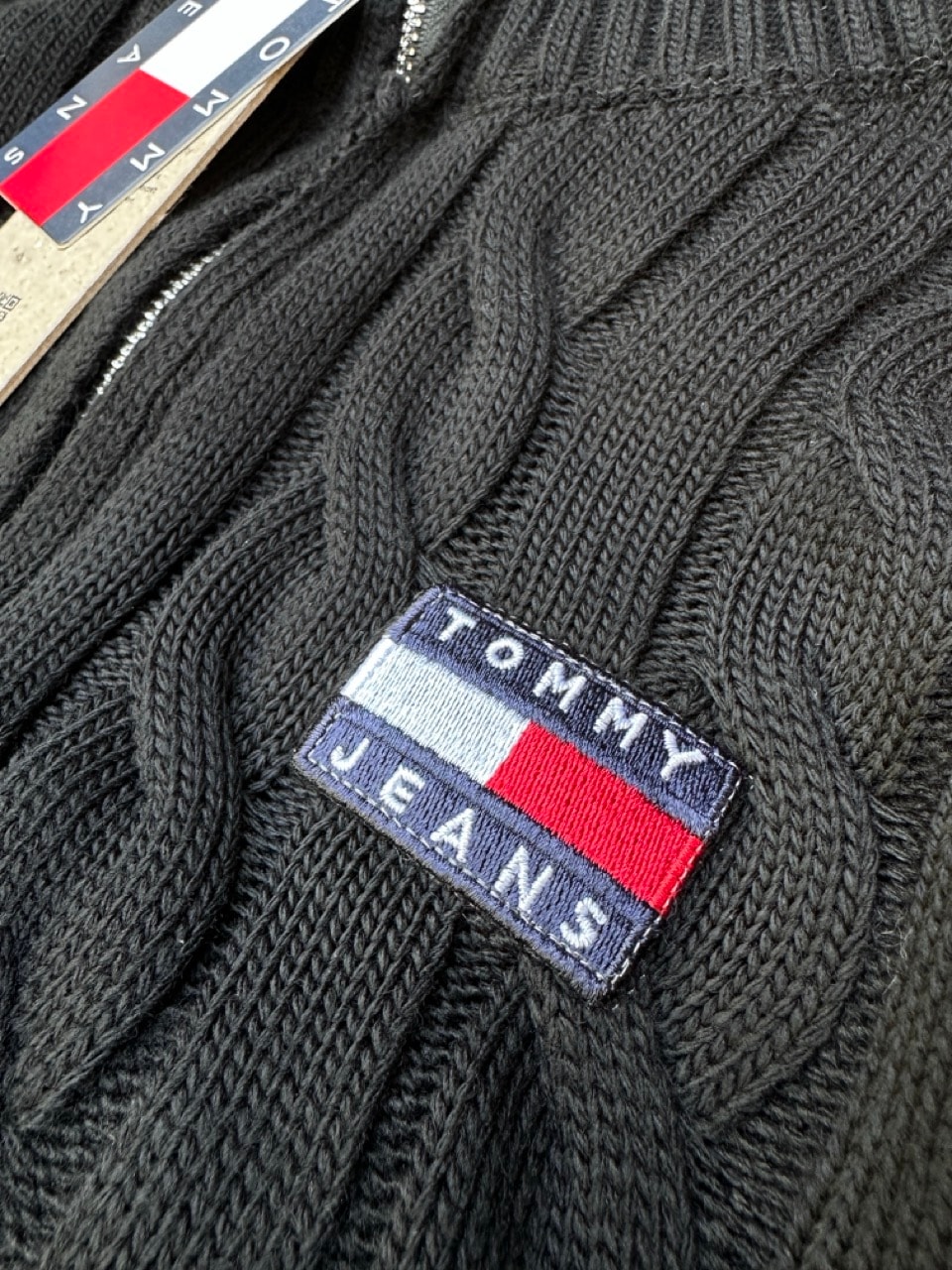 Classic Cable Half Zip Triko