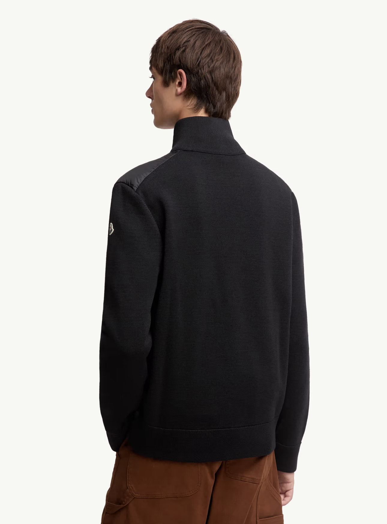 Padded Zip-Up Cardigan Ceket