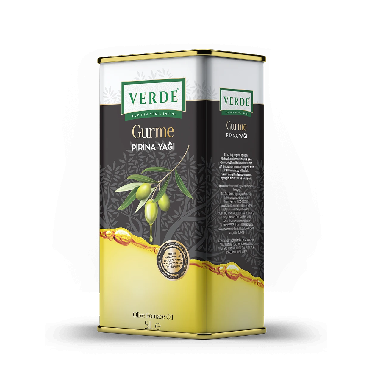 Gurme Pirina Yağı 5L