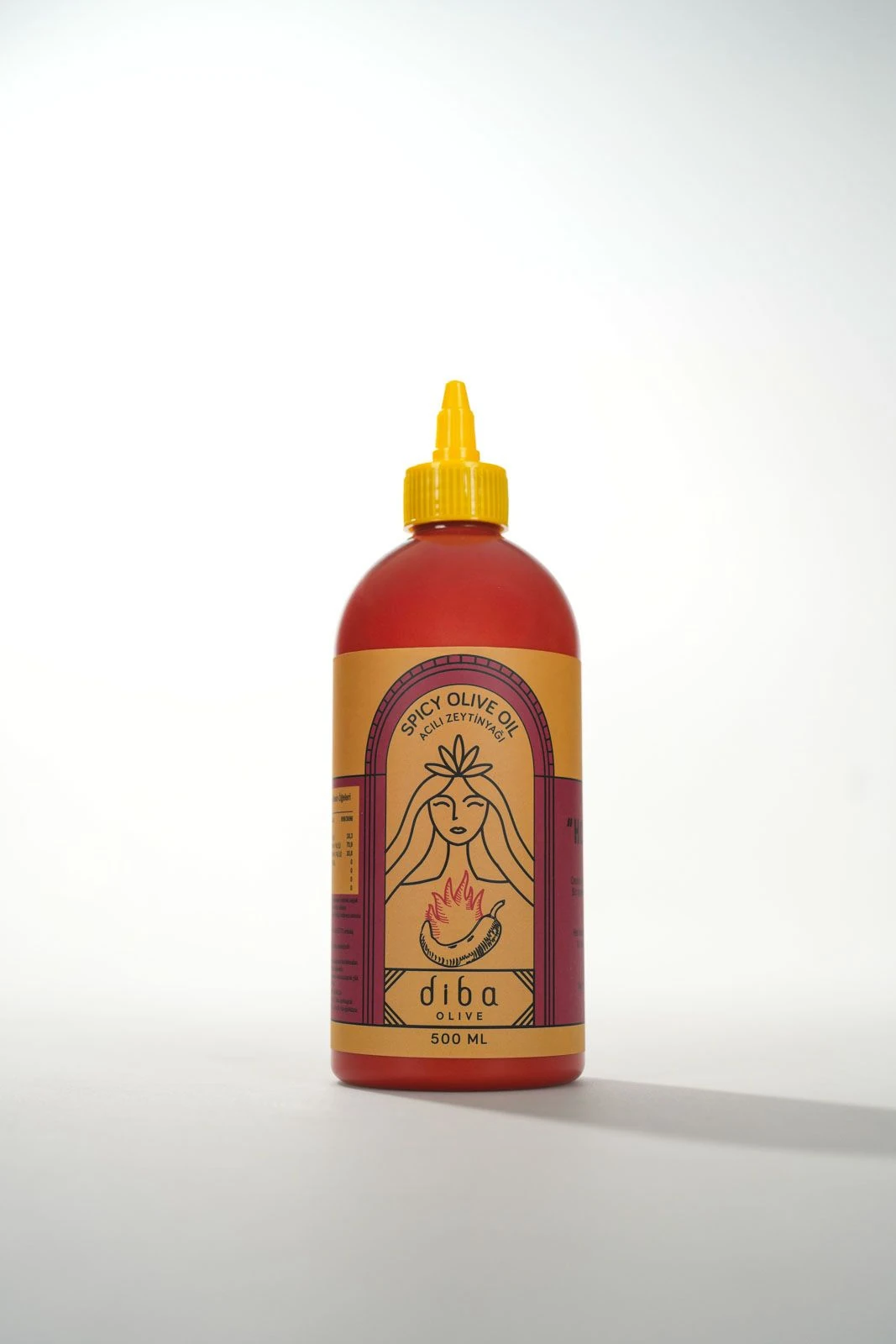 HOTT - Acı Yağ - Sızma Zeytinyağı 500ml. - Sıkılabilir şişe - Soğuk Sıkım