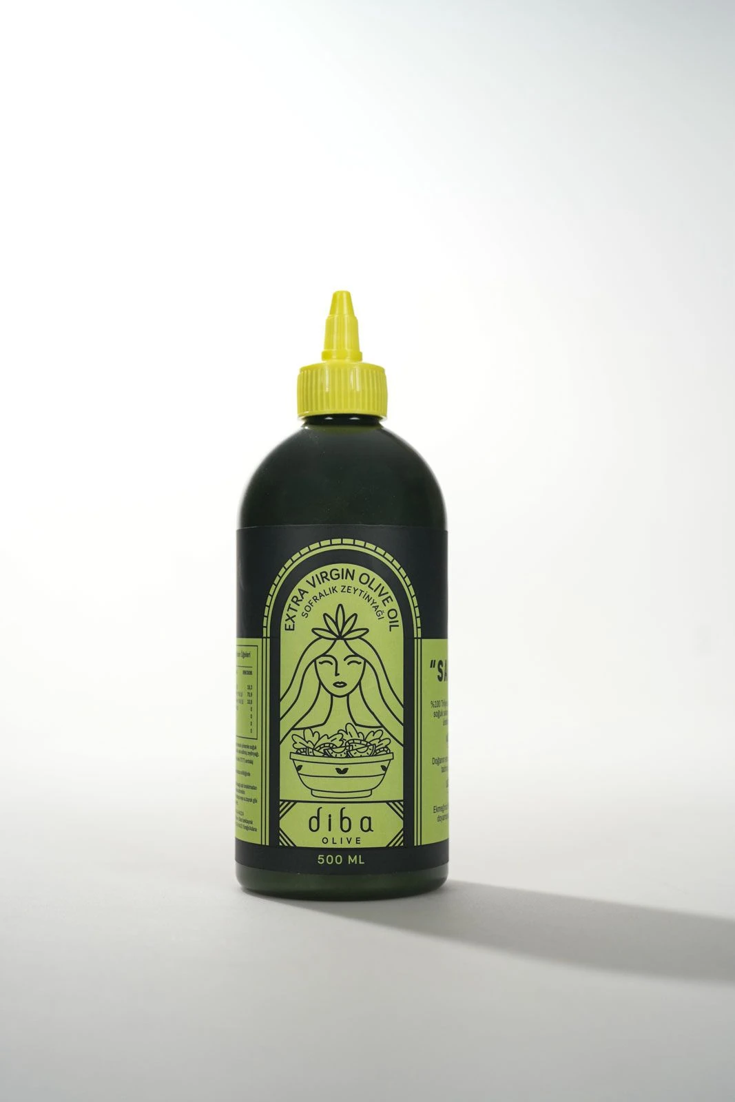 SAFF - Natürel Sızma Zeytinyağı 500ml. - Sıkılabilir şişe - Soğuk Sıkım - Soğuk yemek kullanım