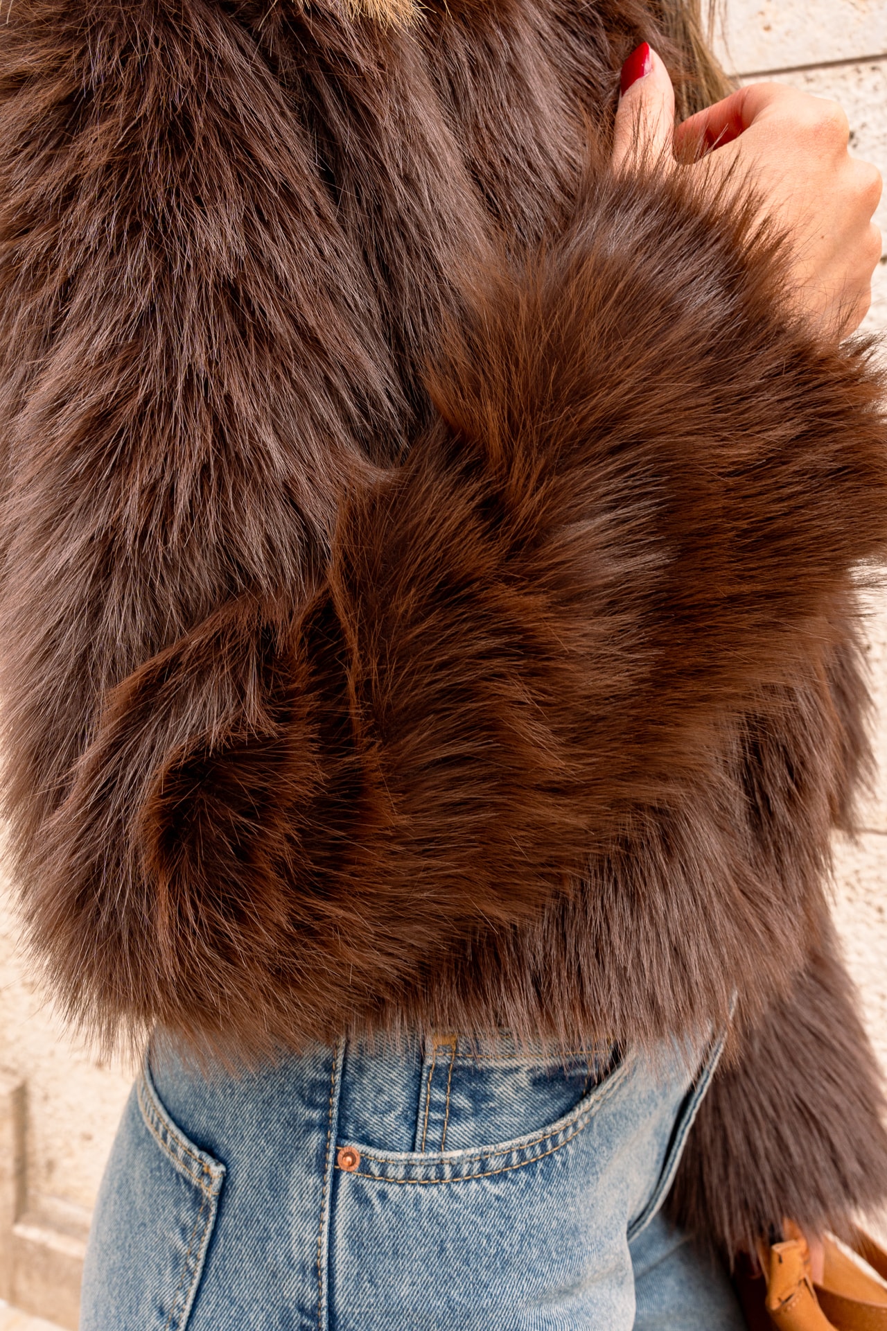 Kısa Kahverengi Kürk