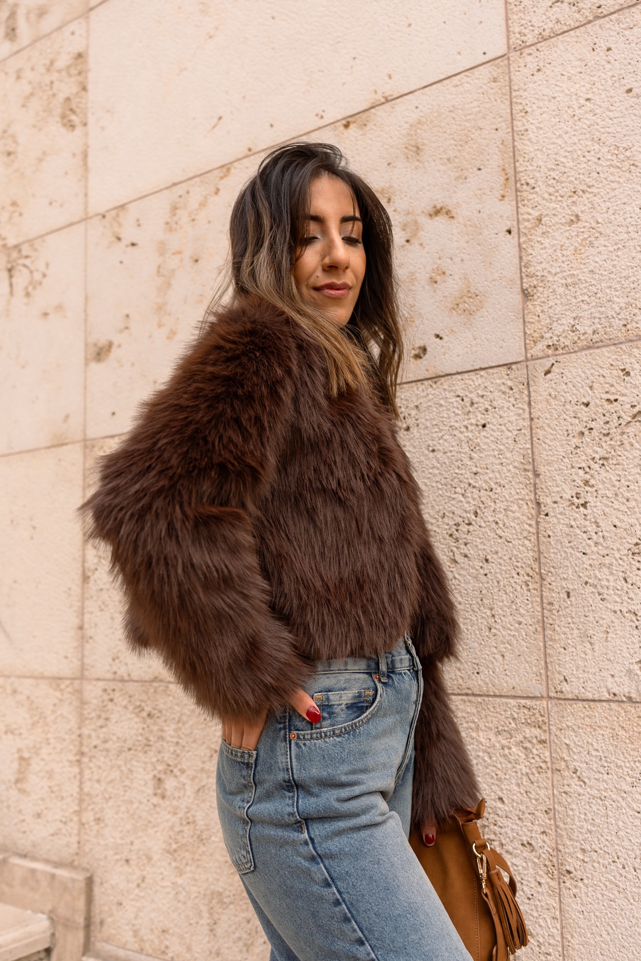 Kısa Kahverengi Kürk