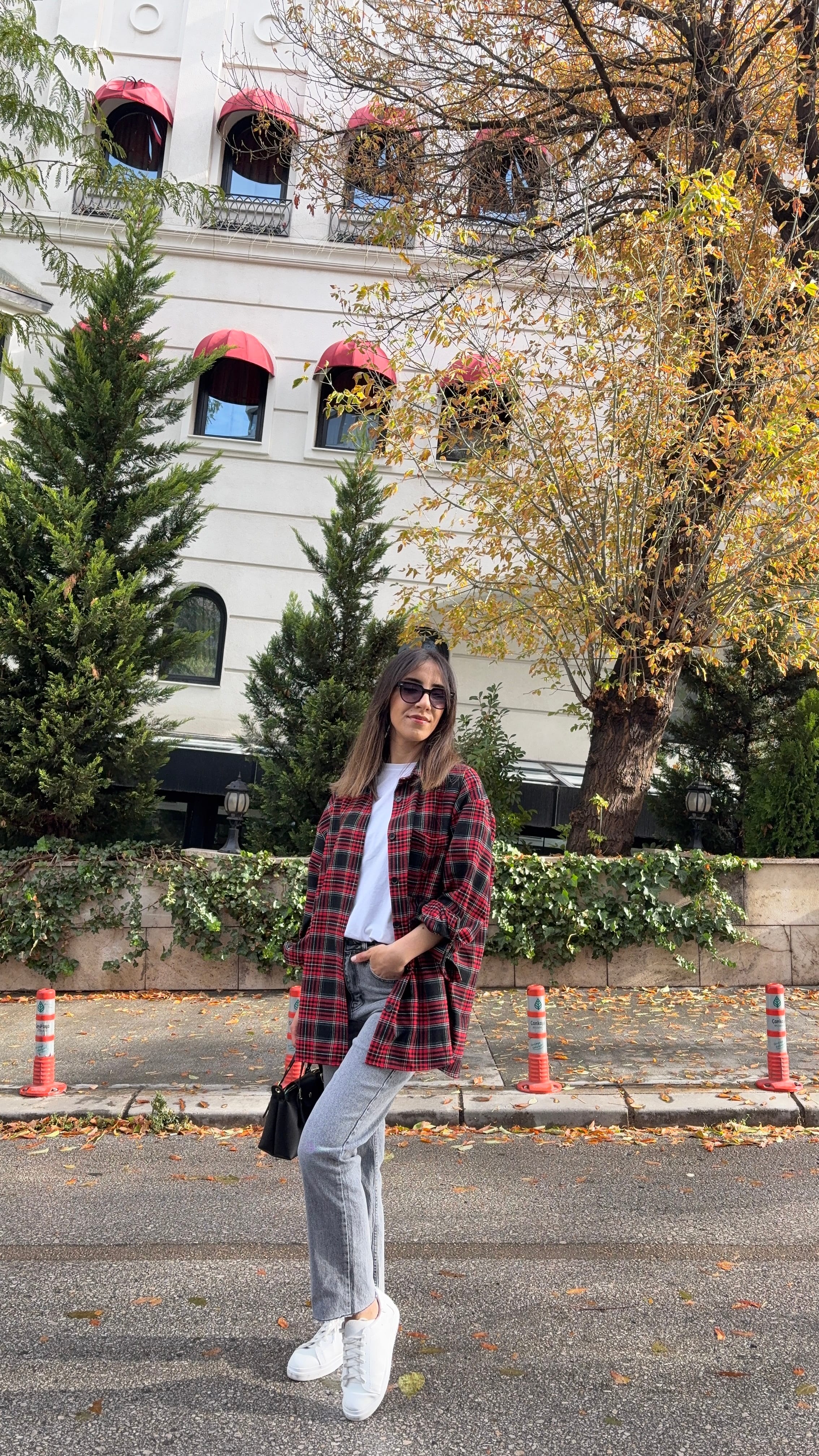 Kırmızı  Ekoseli Gömlek