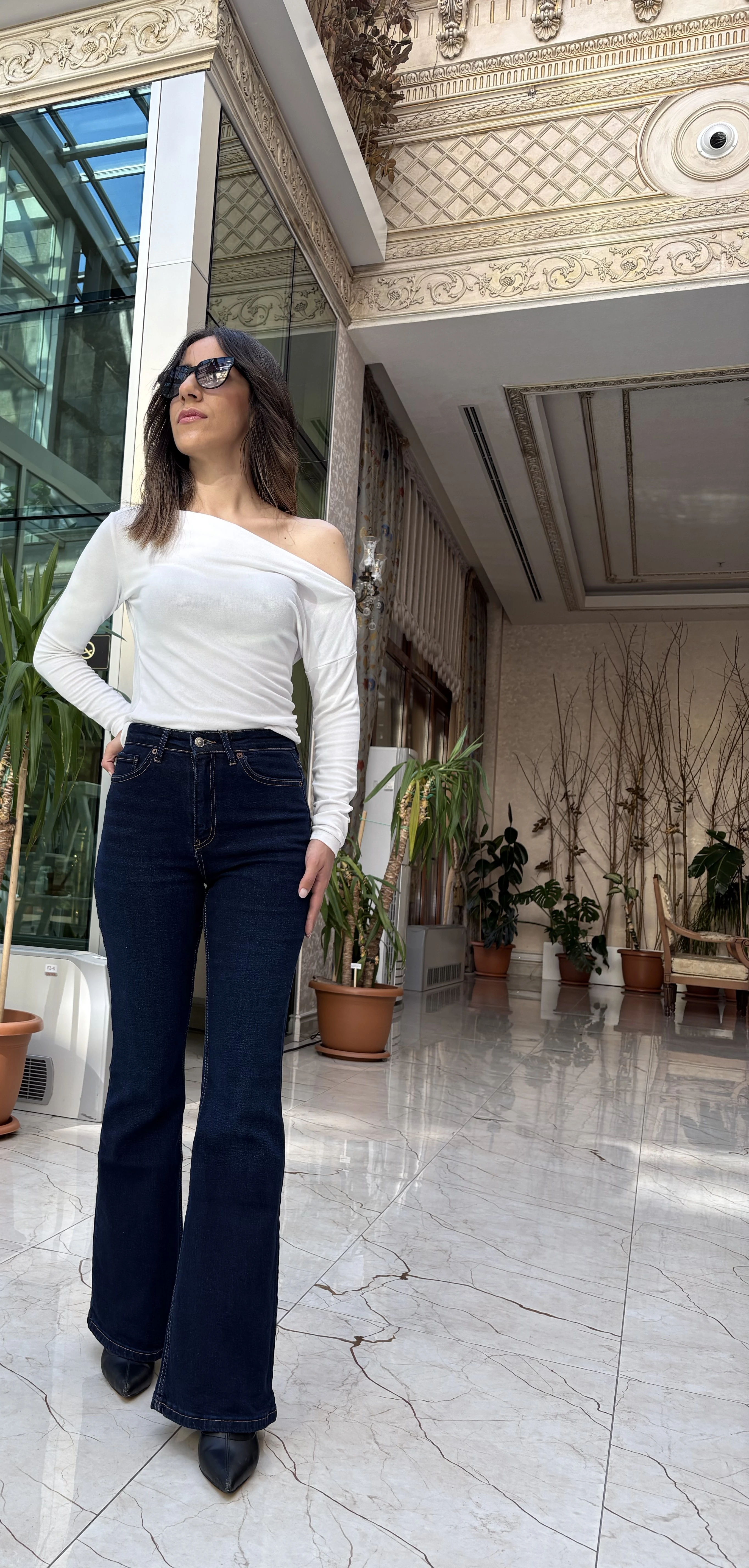 İspanyol Paça Mavi Jean