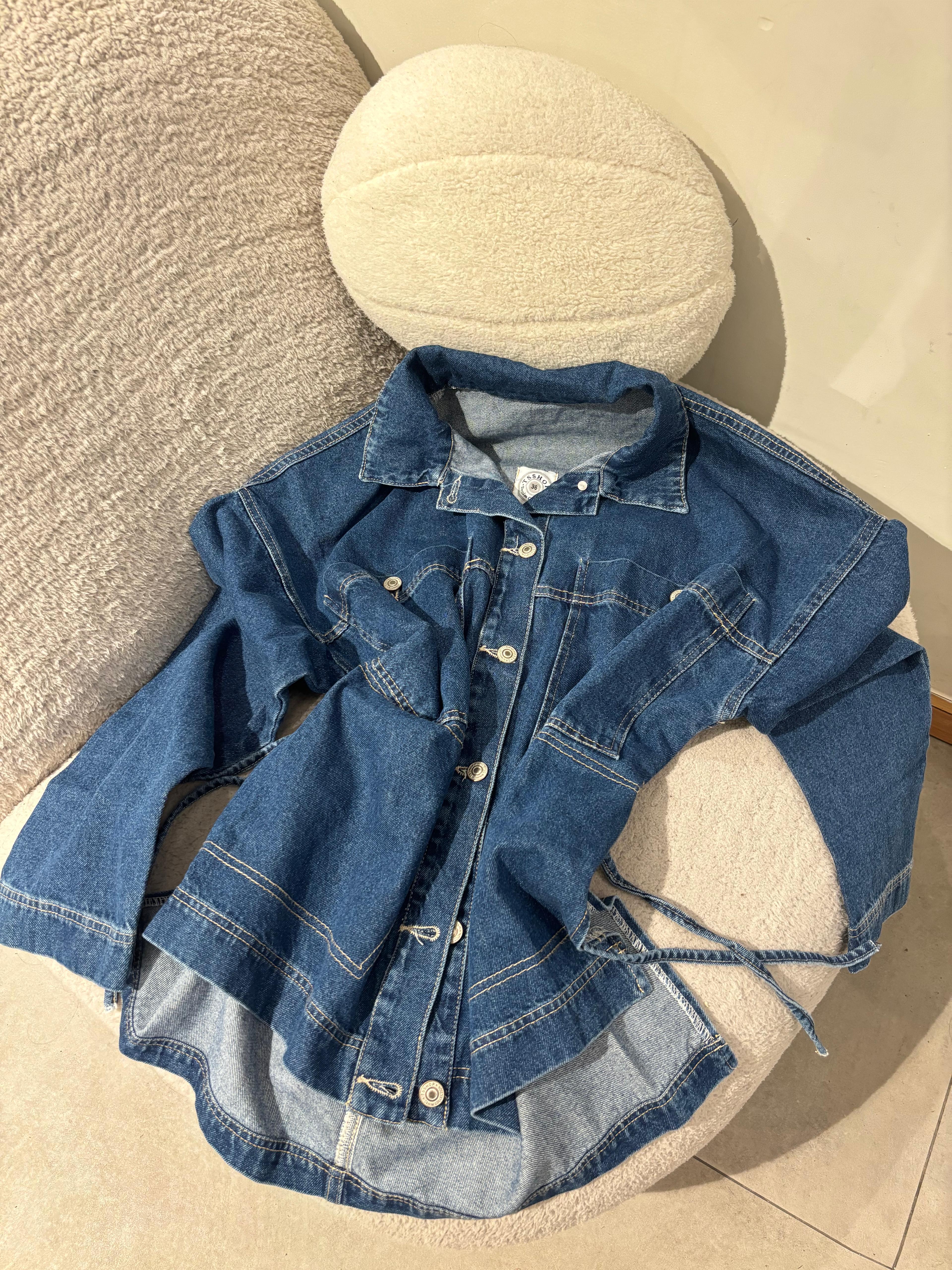 Oversize Denim Ceket