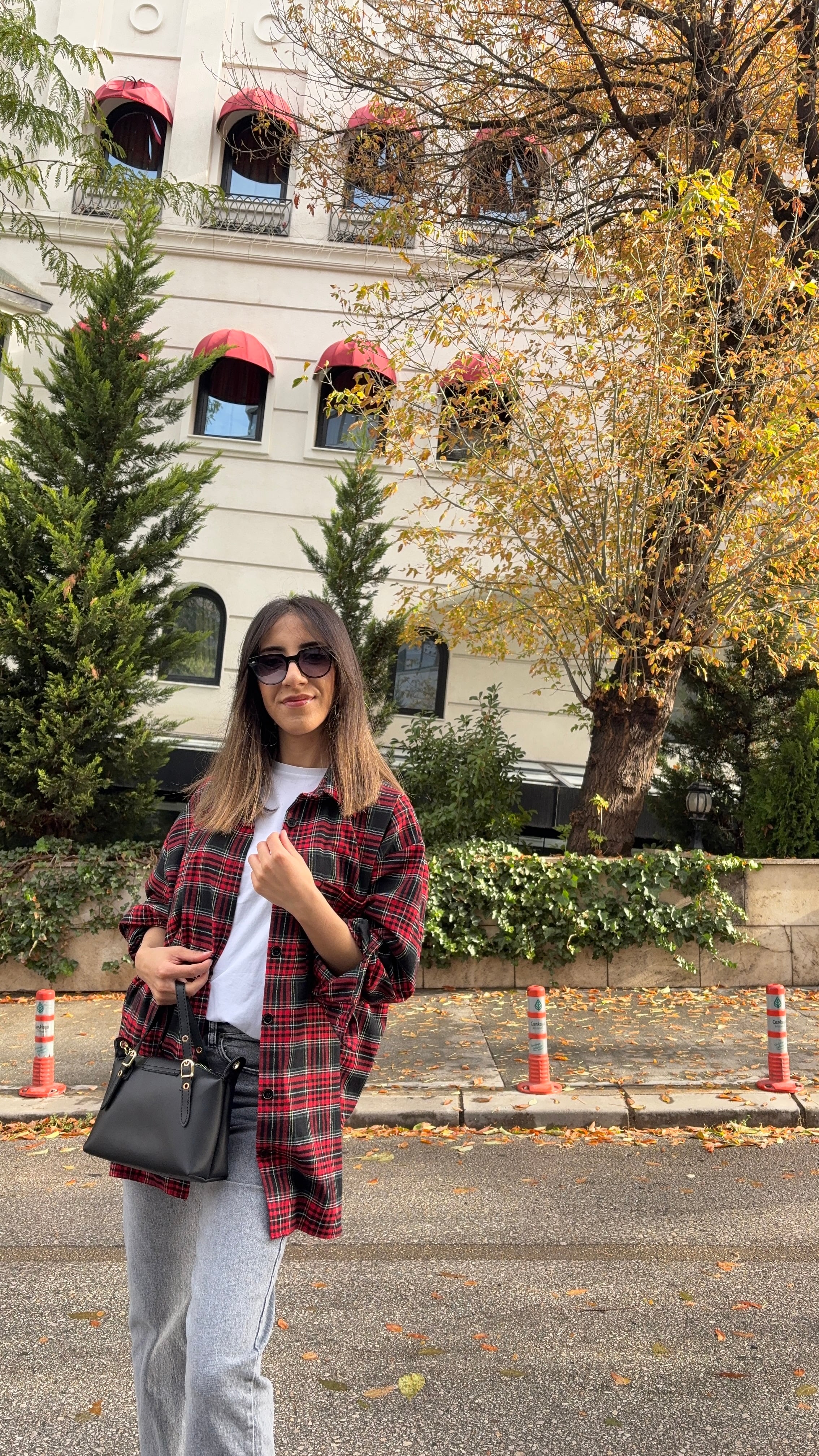 Kırmızı  Ekoseli Gömlek